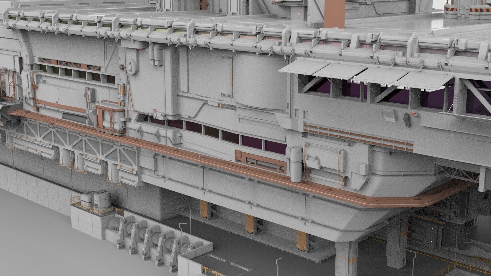 the missile attack warning system 3D model_37