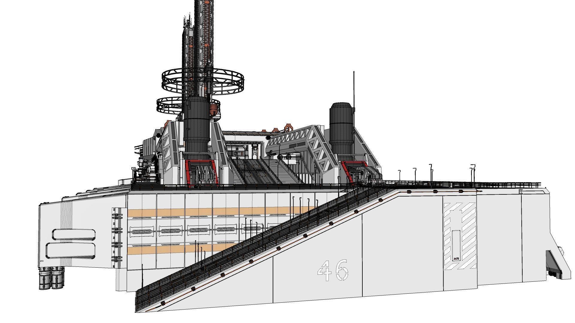 the missile attack warning system 3D model_69