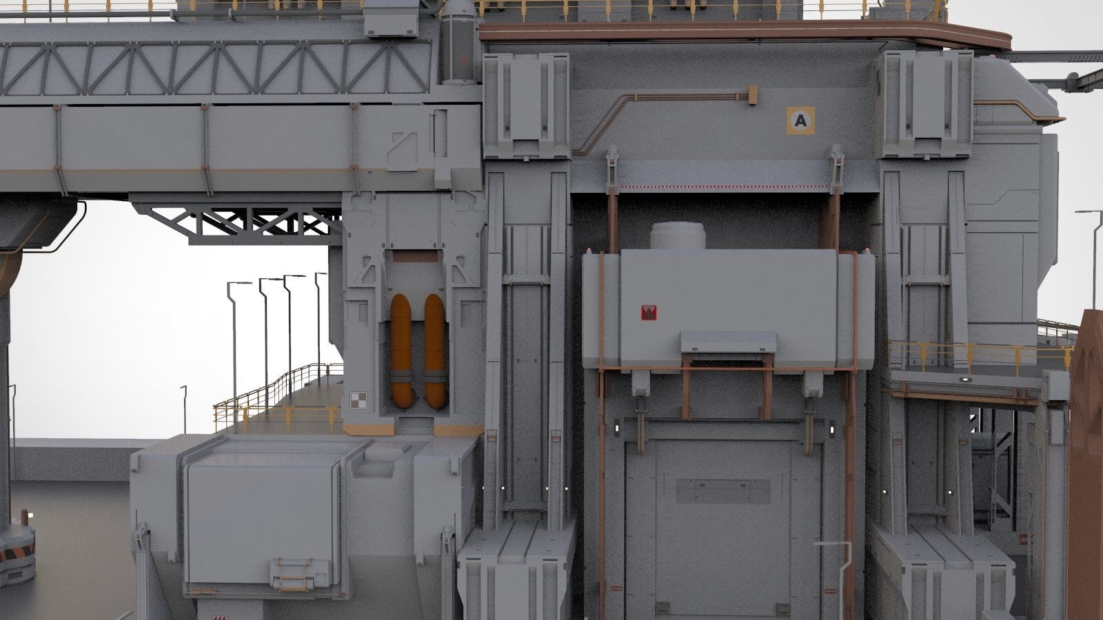 the missile attack warning system 3D model_50