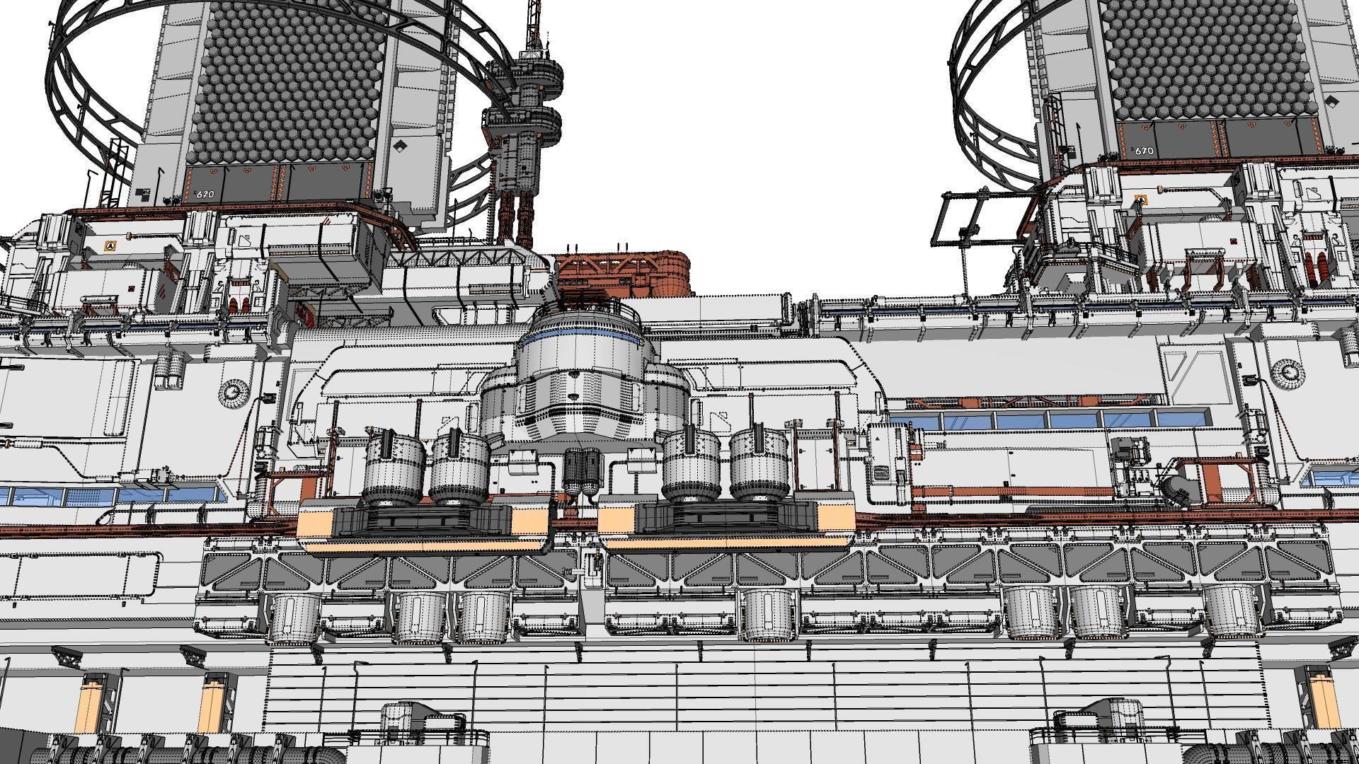 the missile attack warning system 3D model_83