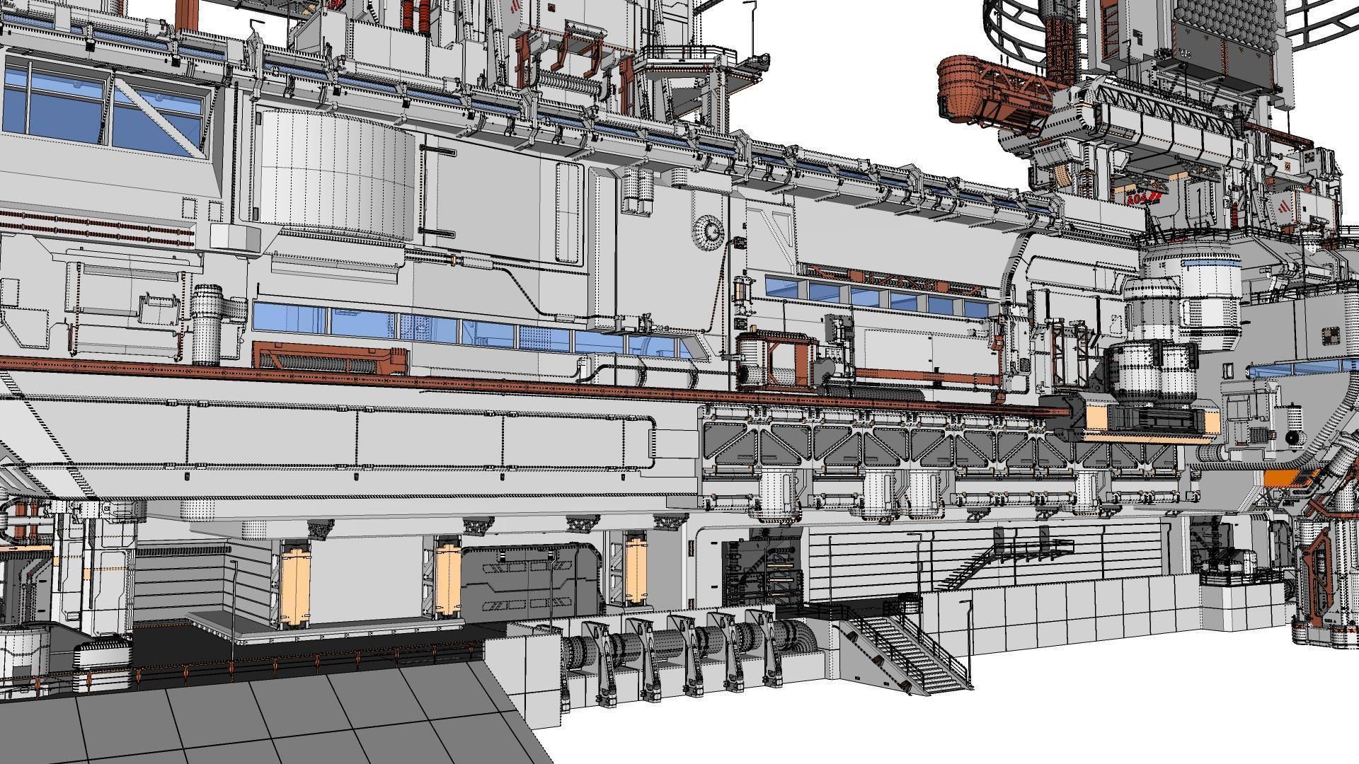 the missile attack warning system 3D model_74