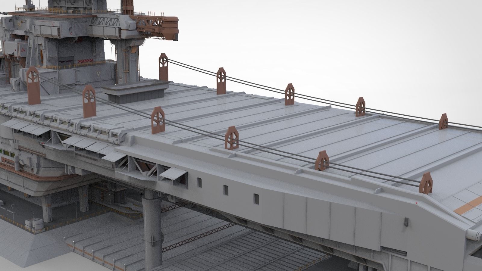 the missile attack warning system 3D model_34