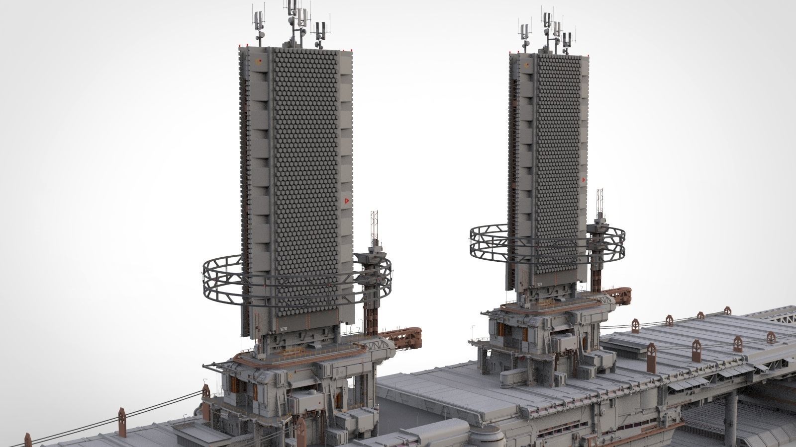 the missile attack warning system 3D model_60
