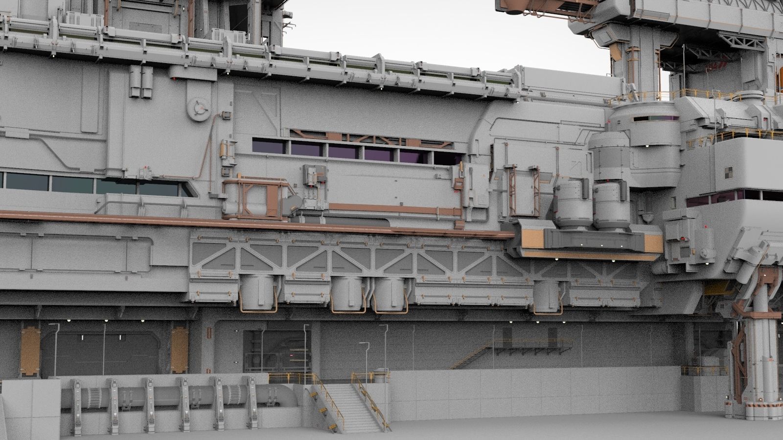 the missile attack warning system 3D model_15