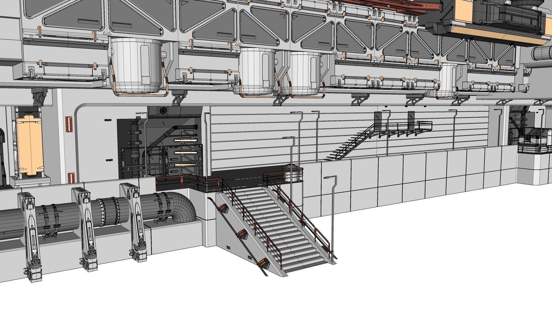 the missile attack warning system 3D model_88