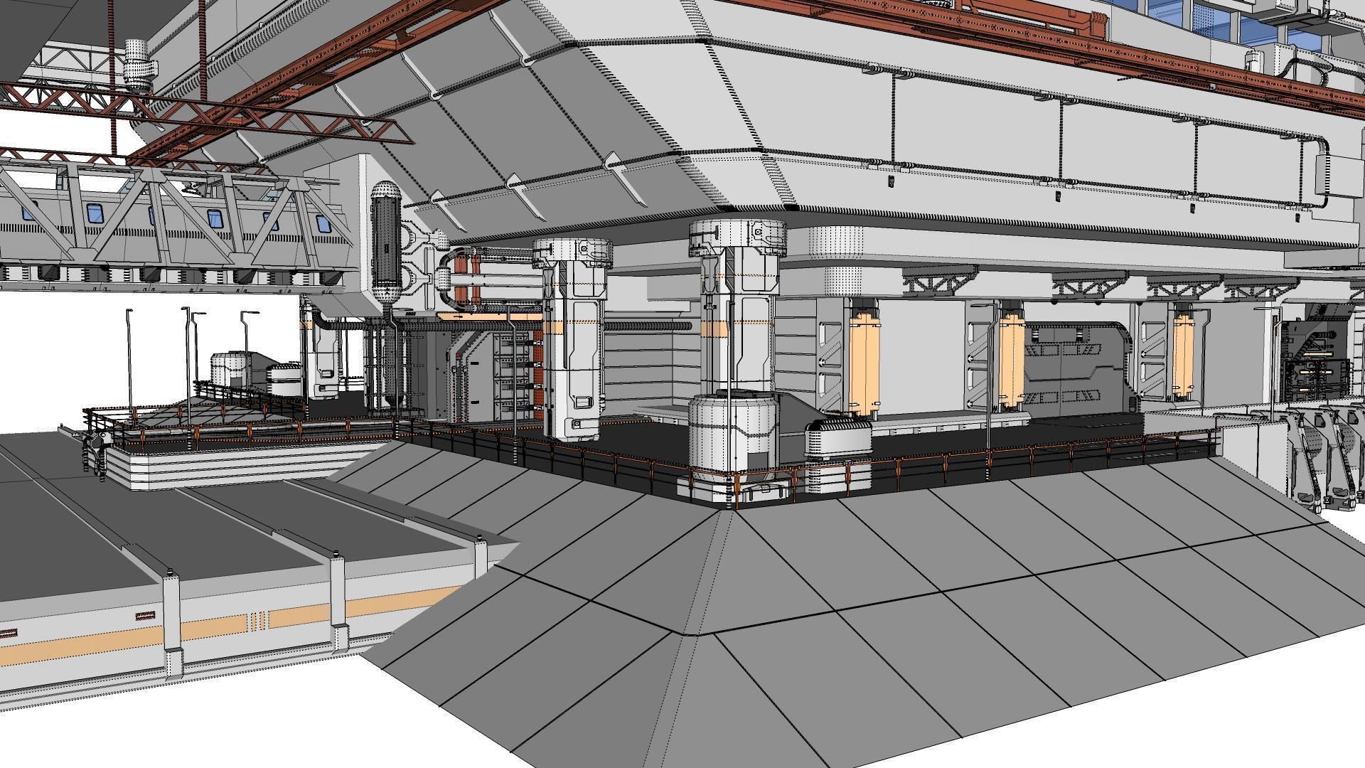 the missile attack warning system 3D model_87