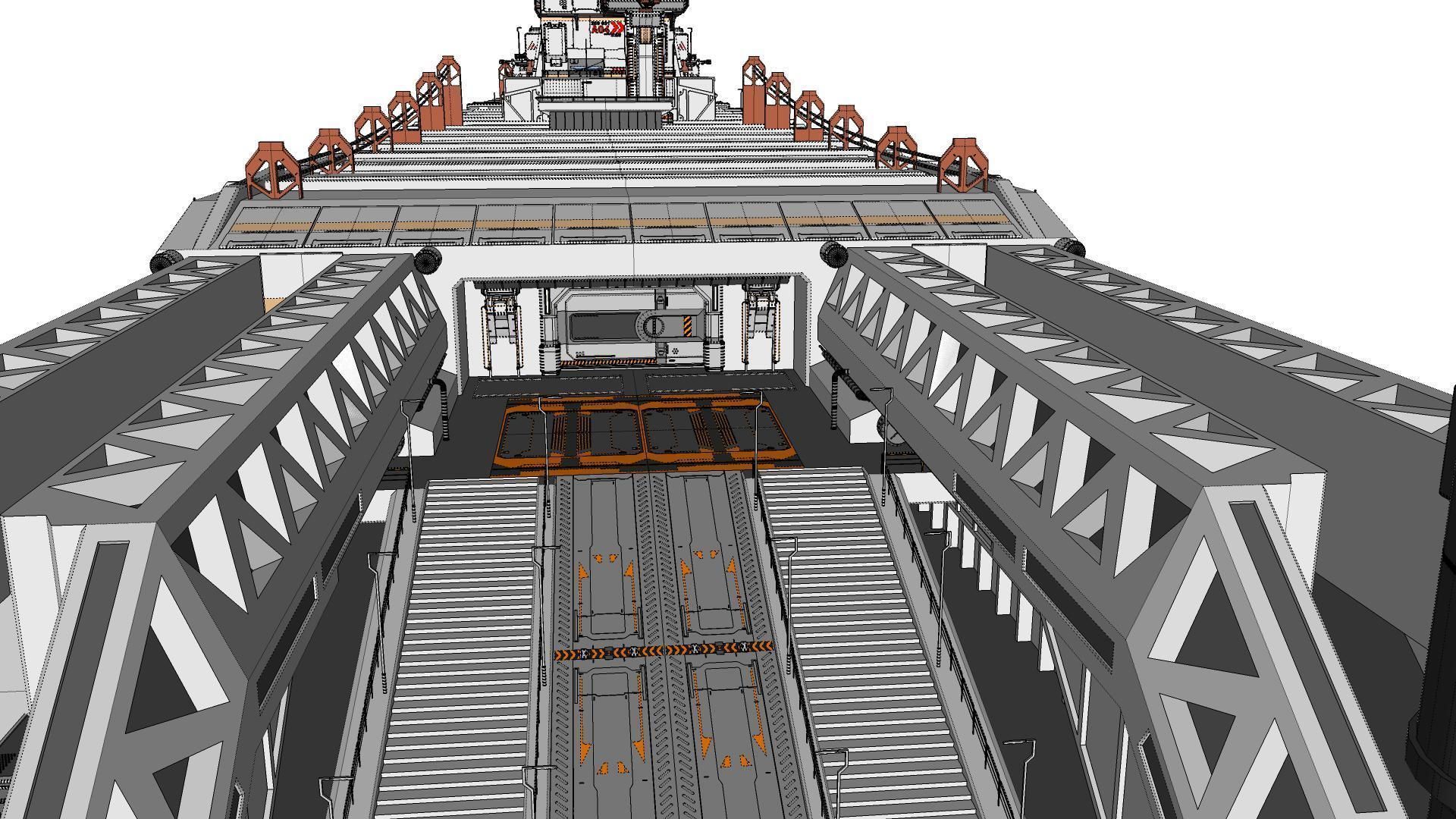 the missile attack warning system 3D model_71