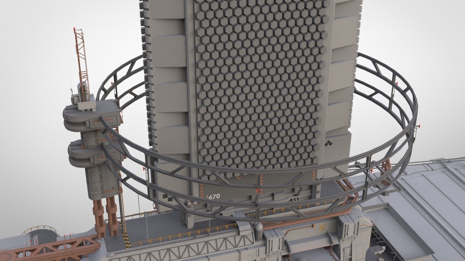 the missile attack warning system 3D model_52