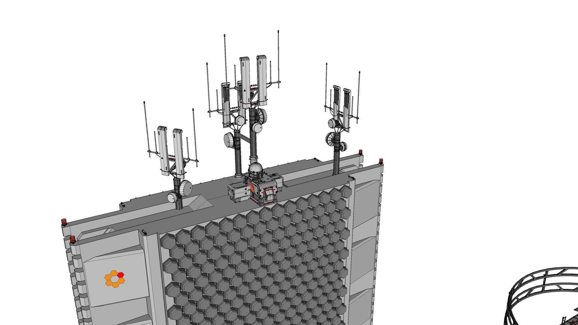 the missile attack warning system 3D model_81