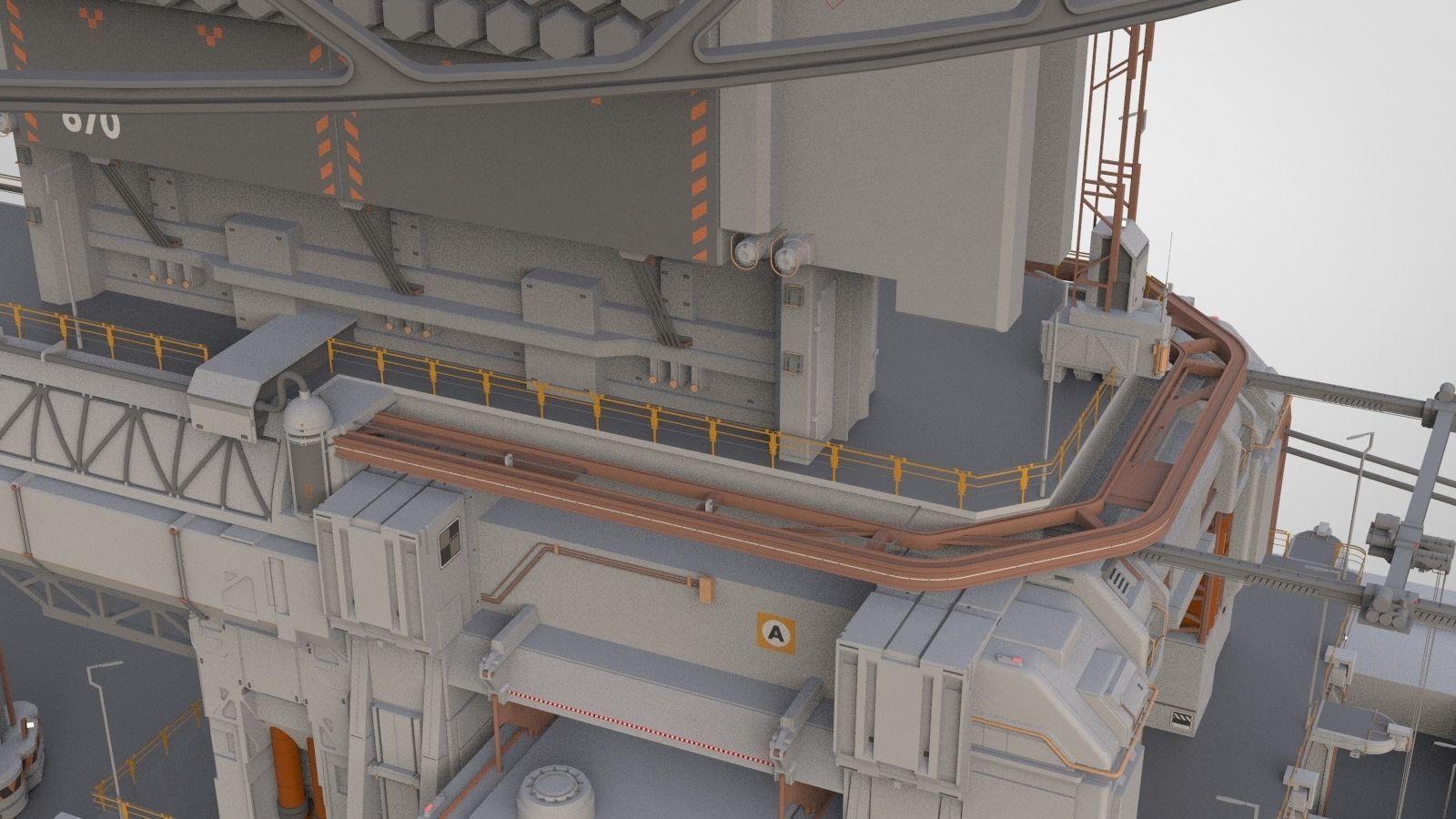 the missile attack warning system 3D model_51