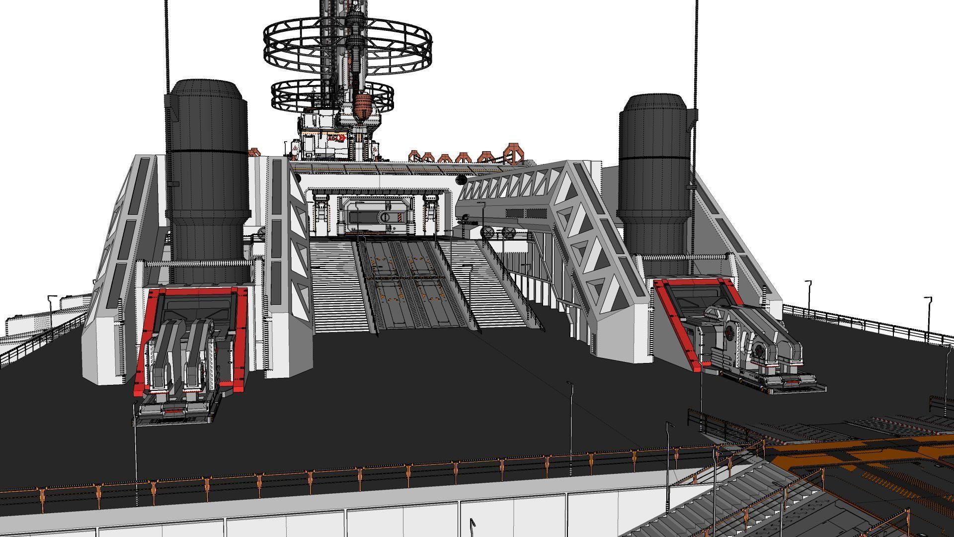 the missile attack warning system 3D model_70
