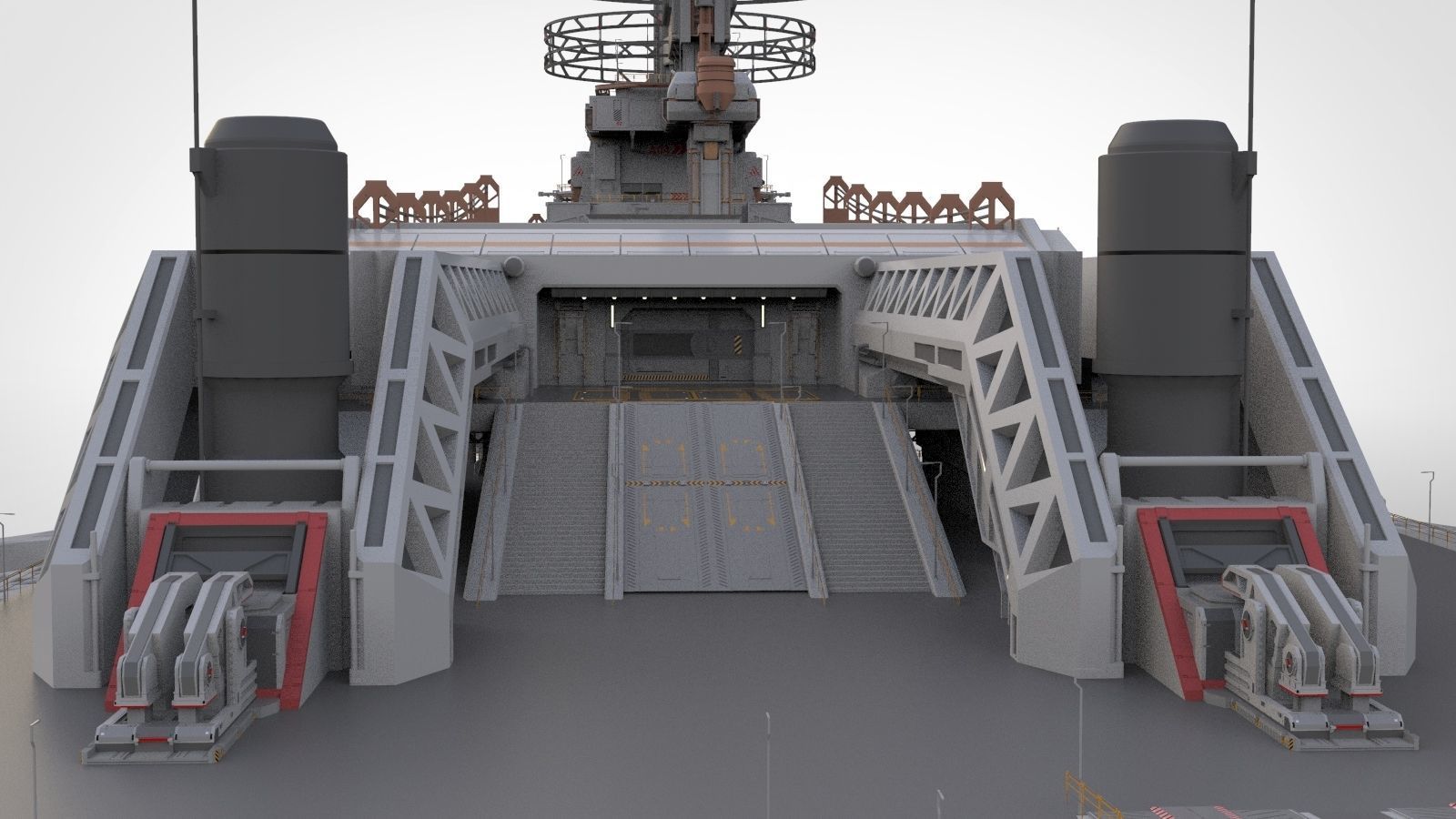 the missile attack warning system 3D model_30