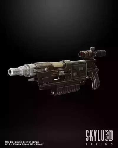 MW-20 Bryar Sniper Rifle  Bundle STL Files