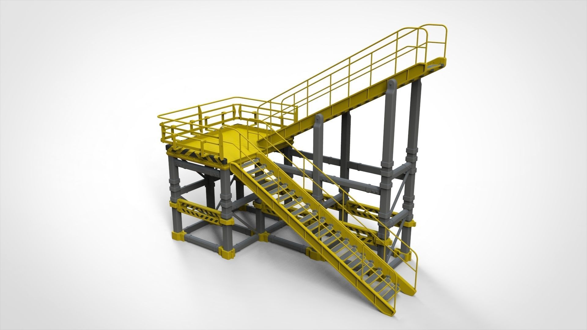 sci-fi stairs 1 3D model_18