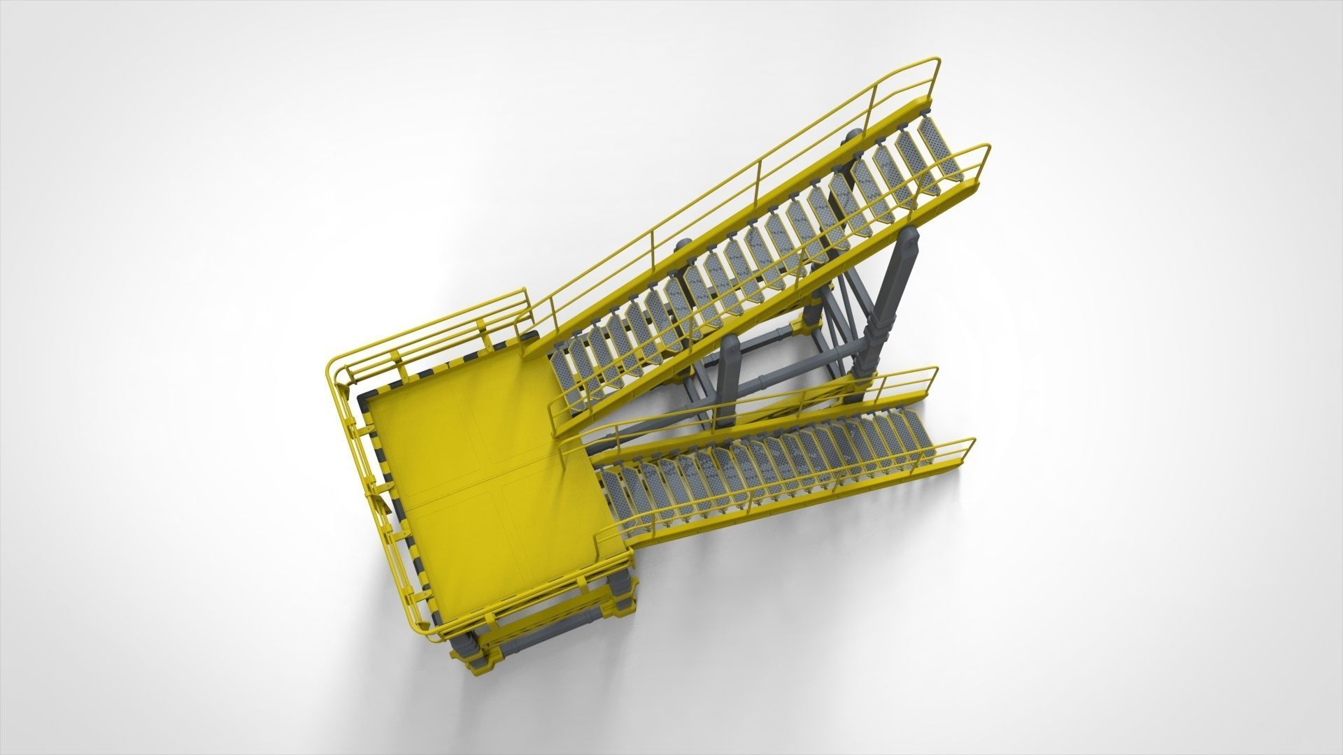 sci-fi stairs 1 3D model_20