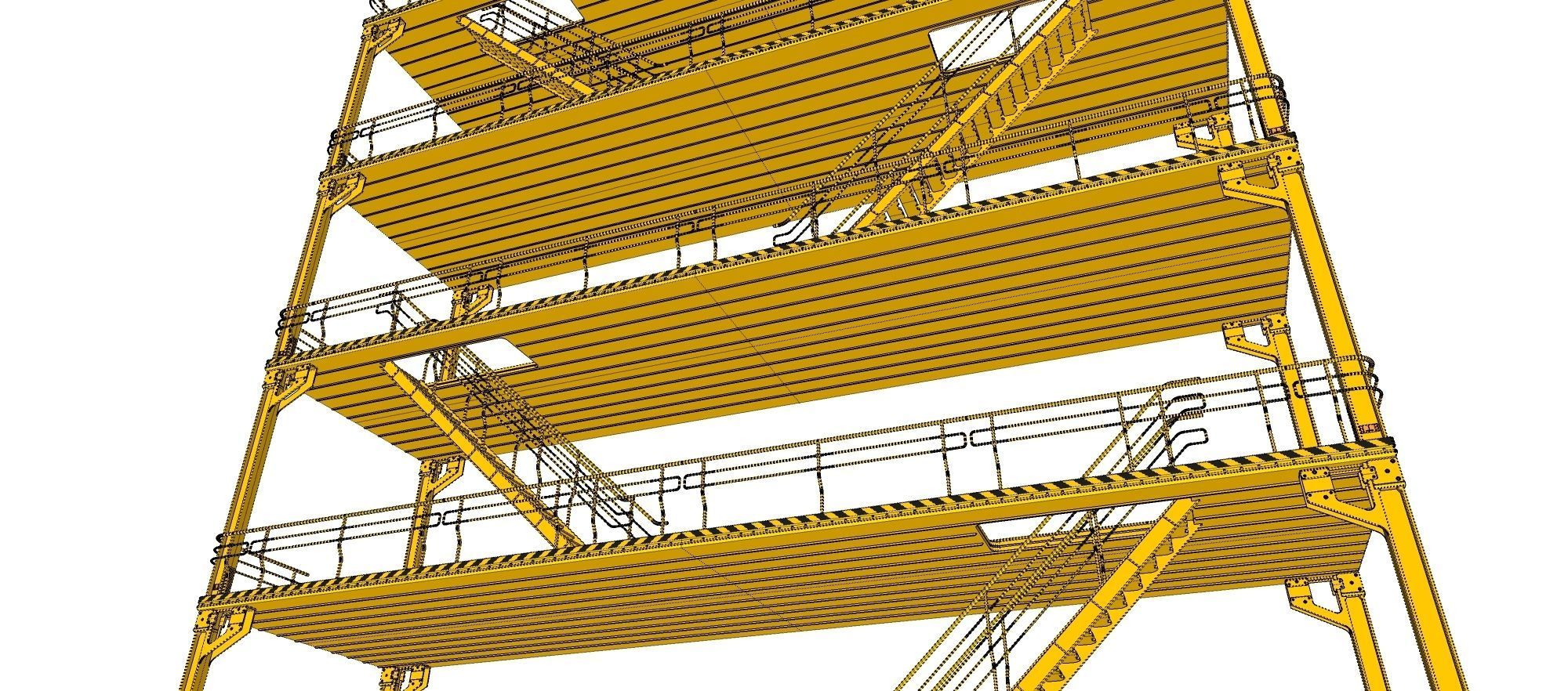 sci-fi stairs 1 3D model_32