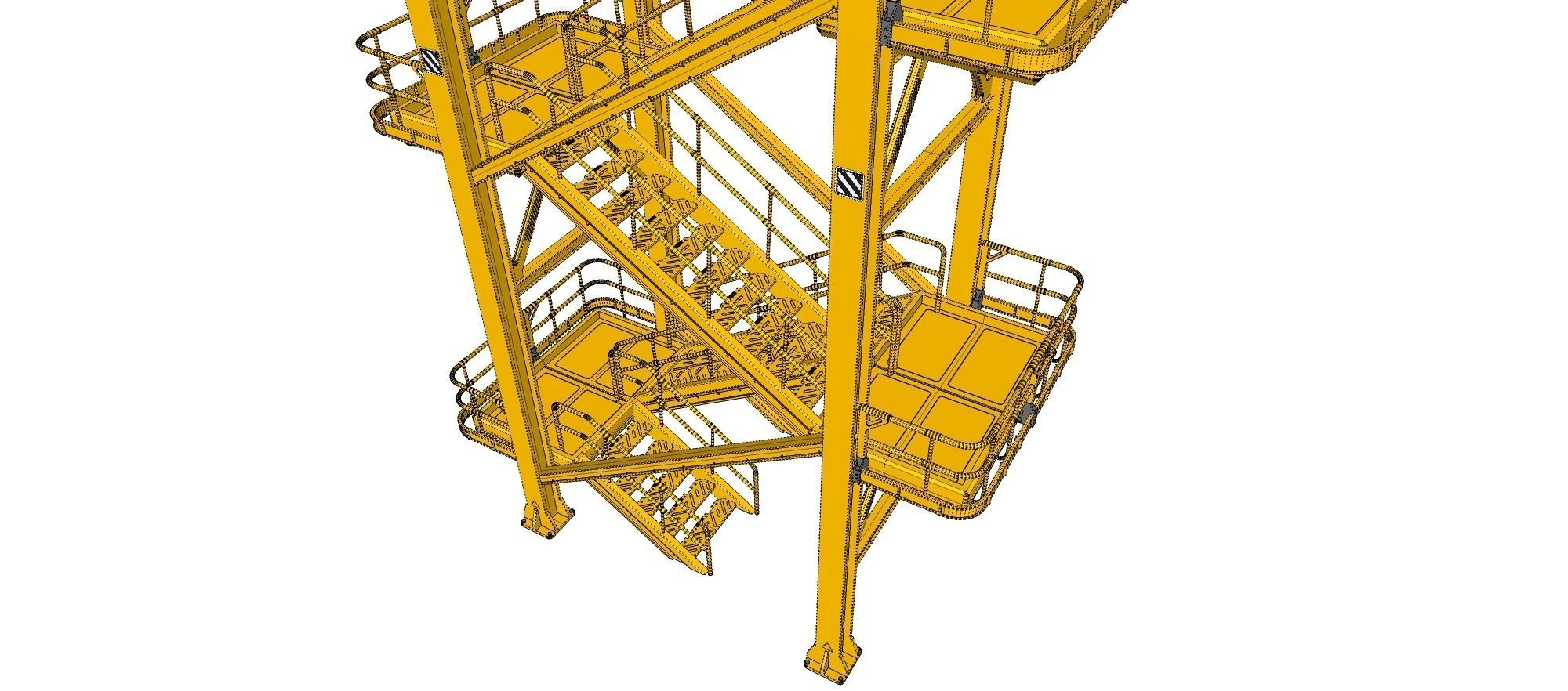 sci-fi stairs 1 3D model_26
