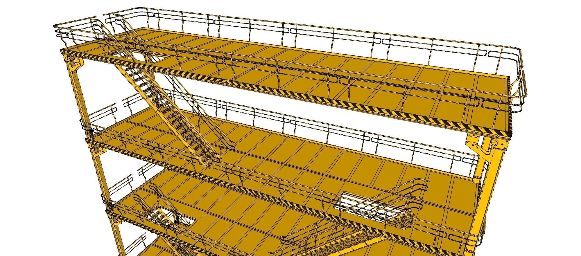sci-fi stairs 1 3D model_31