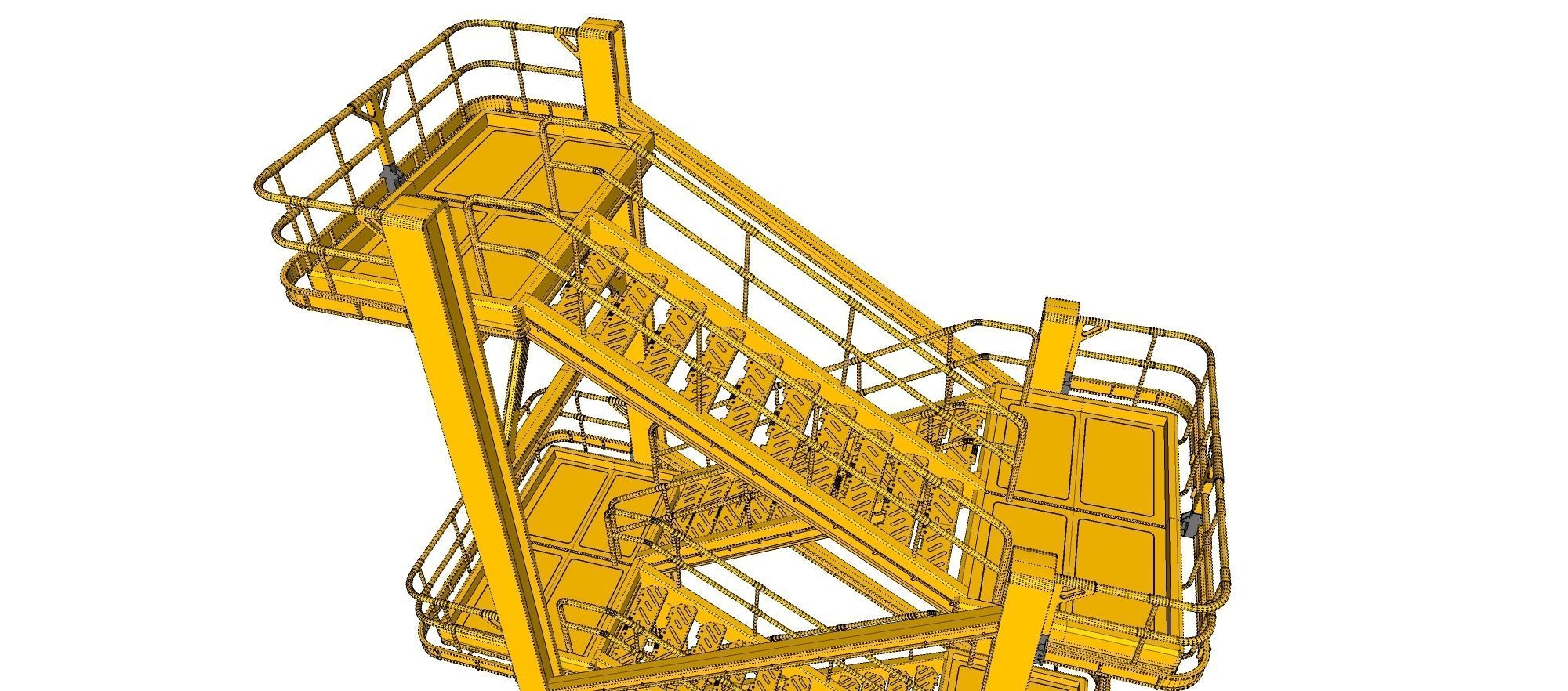 sci-fi stairs 1 3D model_27