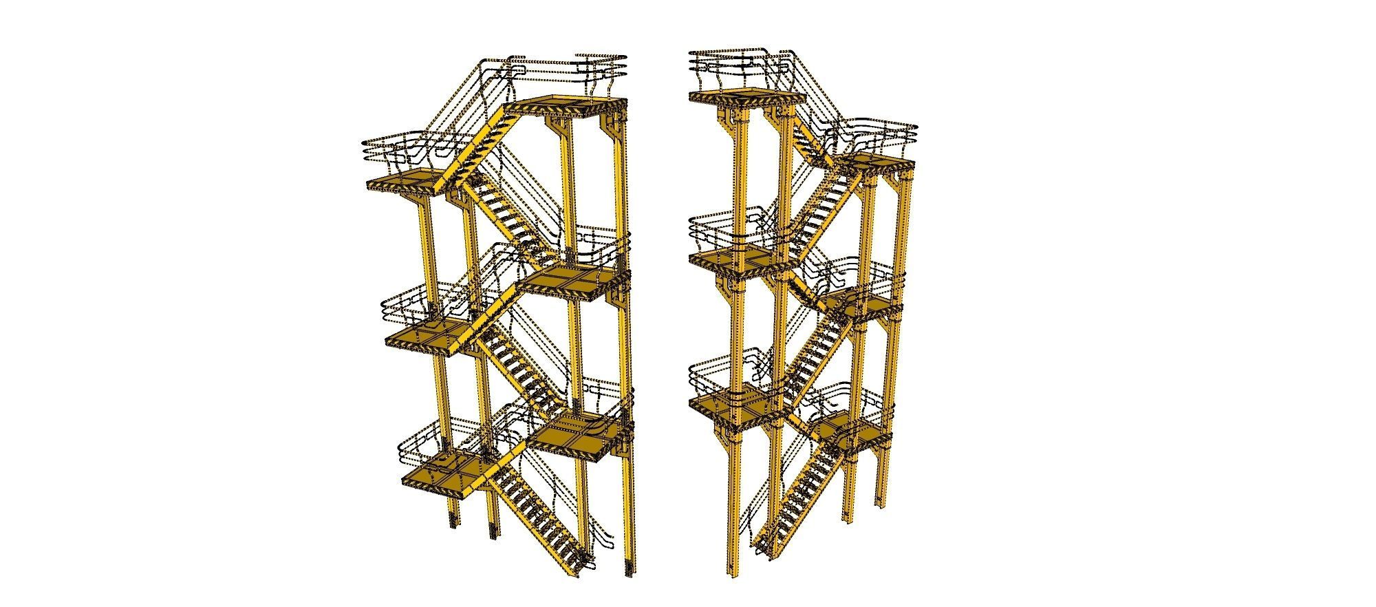 sci-fi stairs 1 3D model_28