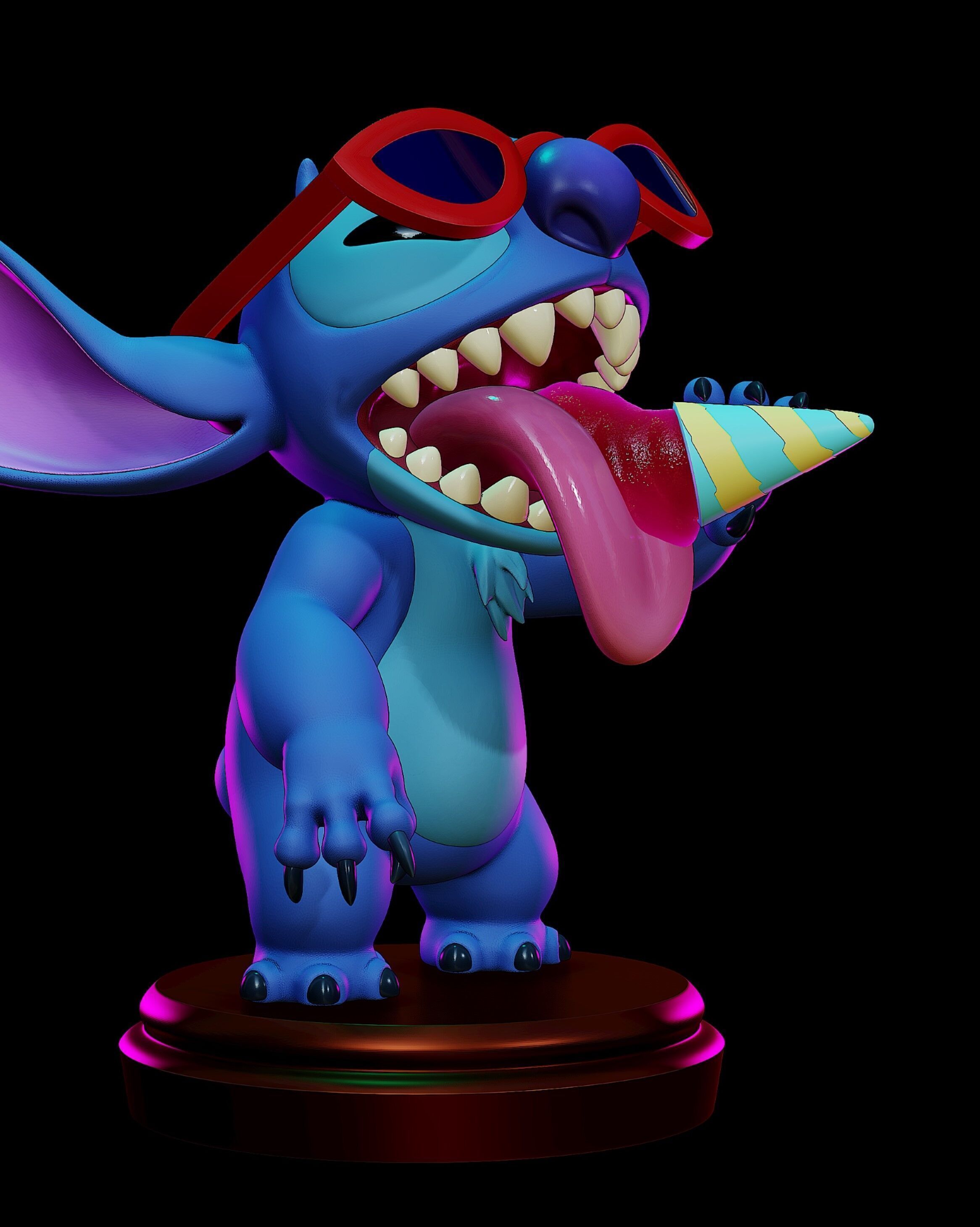 Stitch Figure 2 - Disney 3D print model_7