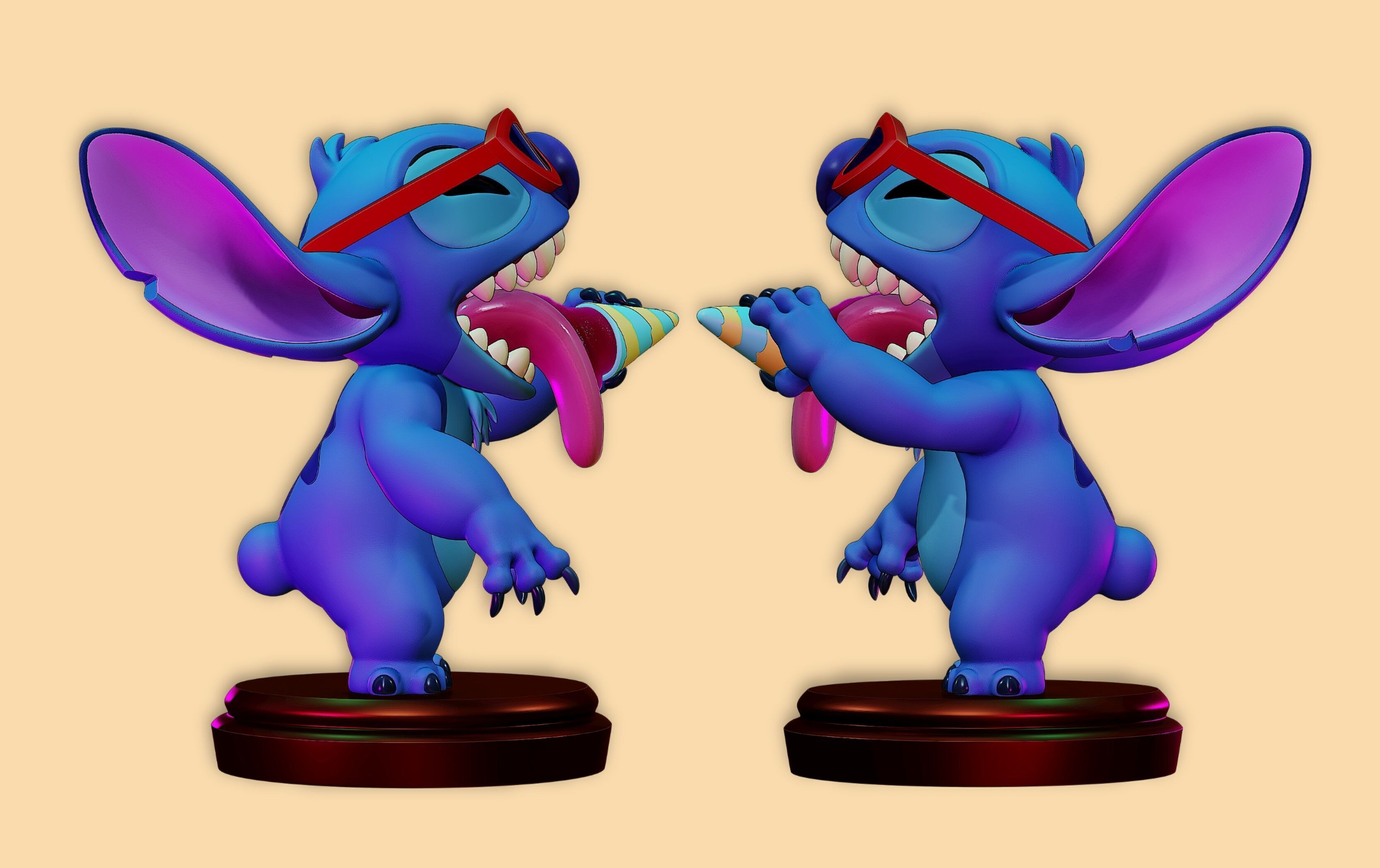 Stitch Figure 2 - Disney 3D print model_5