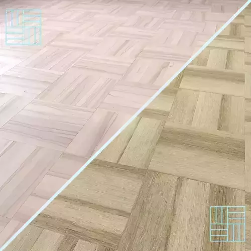 Parquet - Laminate - Wooden floor 2 in 1 Low-poly 3D model