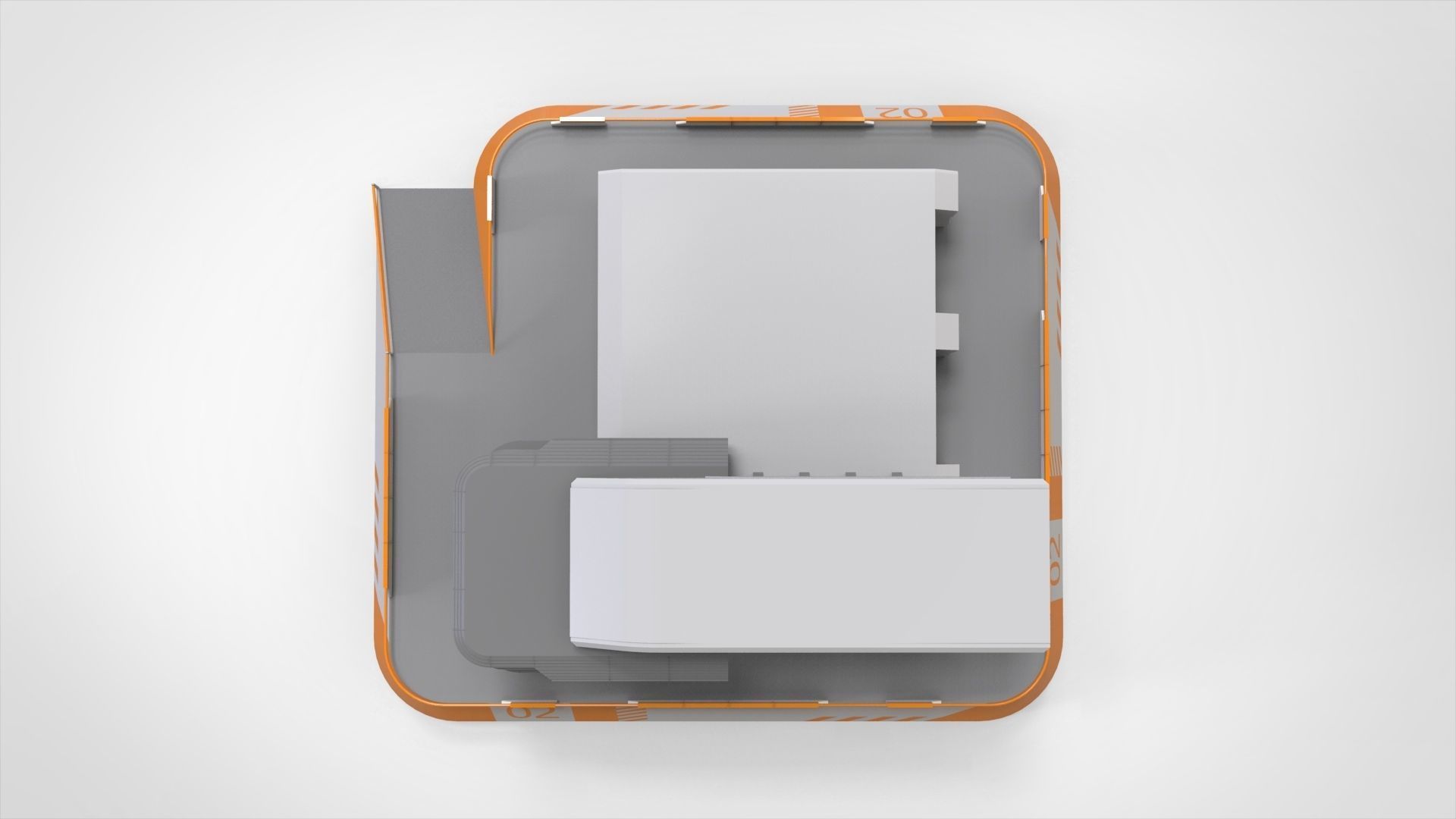 sci-fi architecture 3 3D model_9