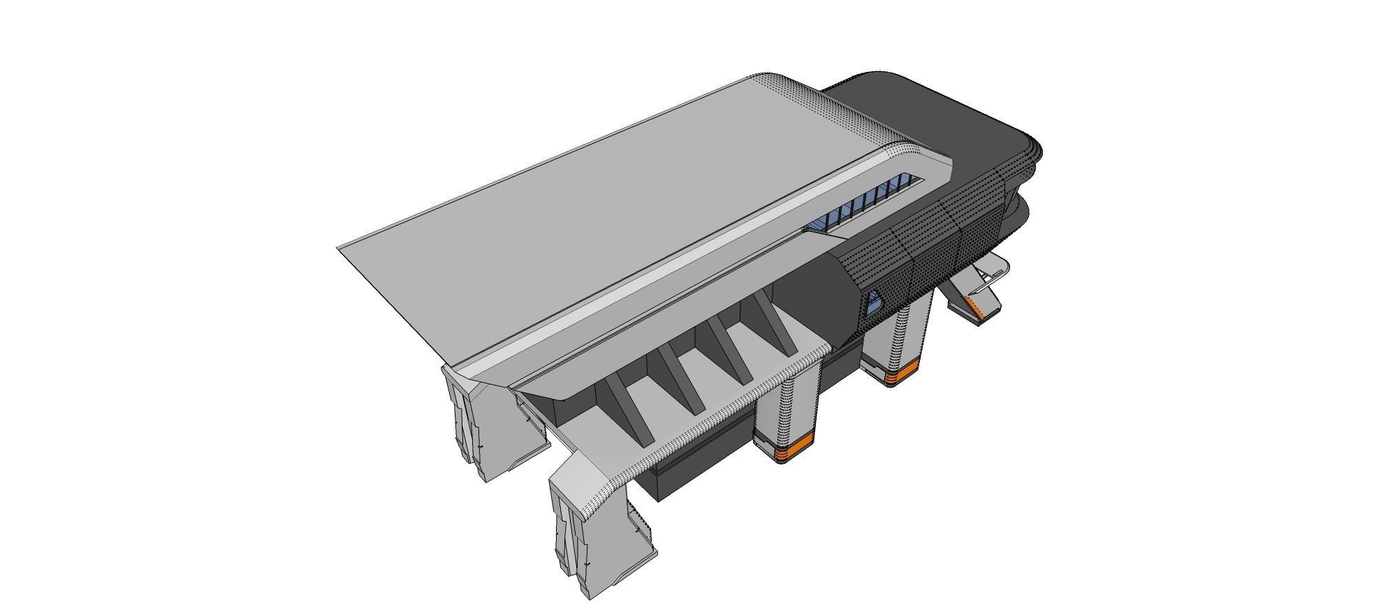 sci-fi architecture 3 3D model_31