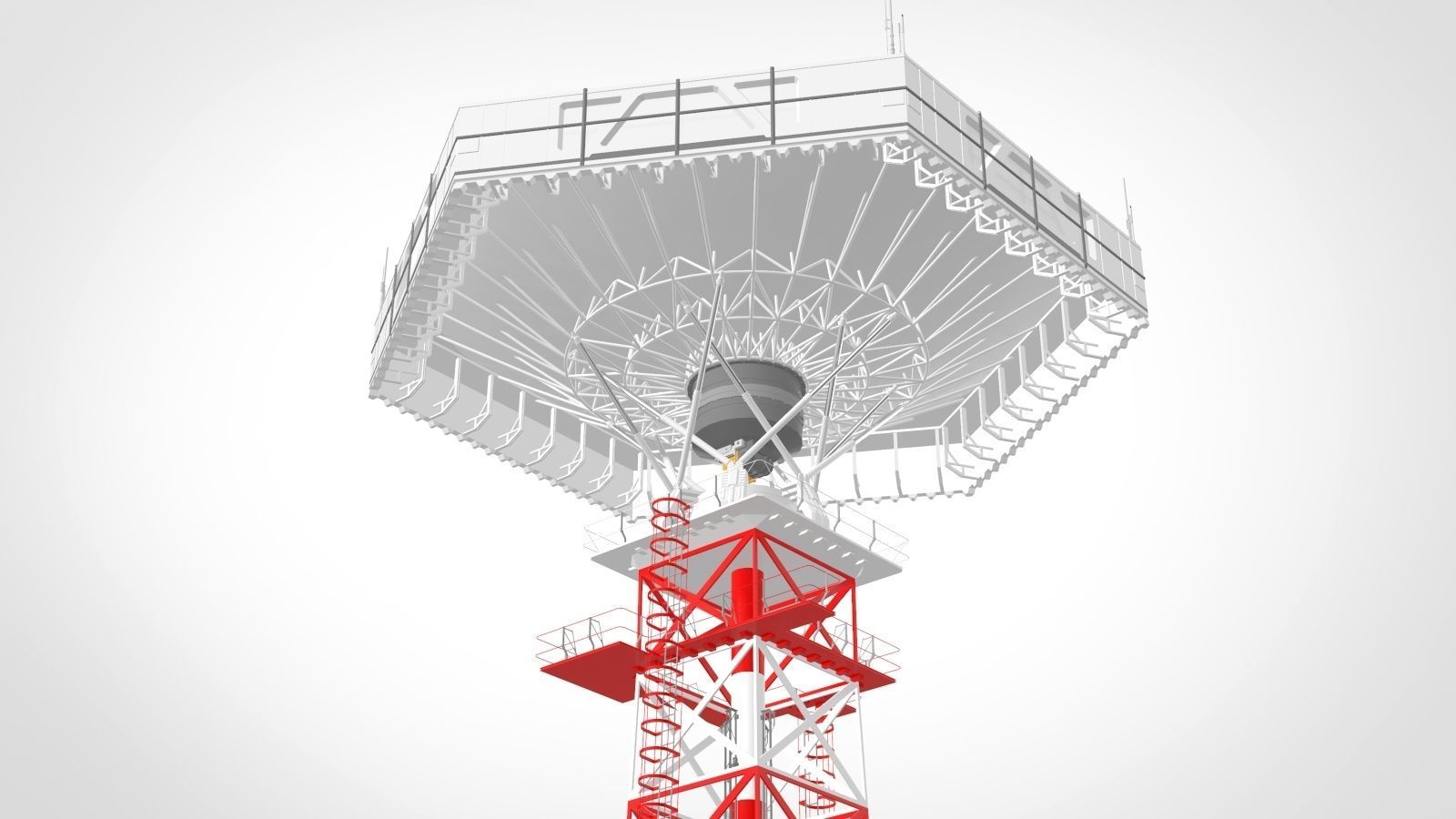 sci-fi antenna post 3 3D model_23