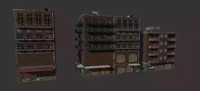 Realistic Red Brick House Architecture