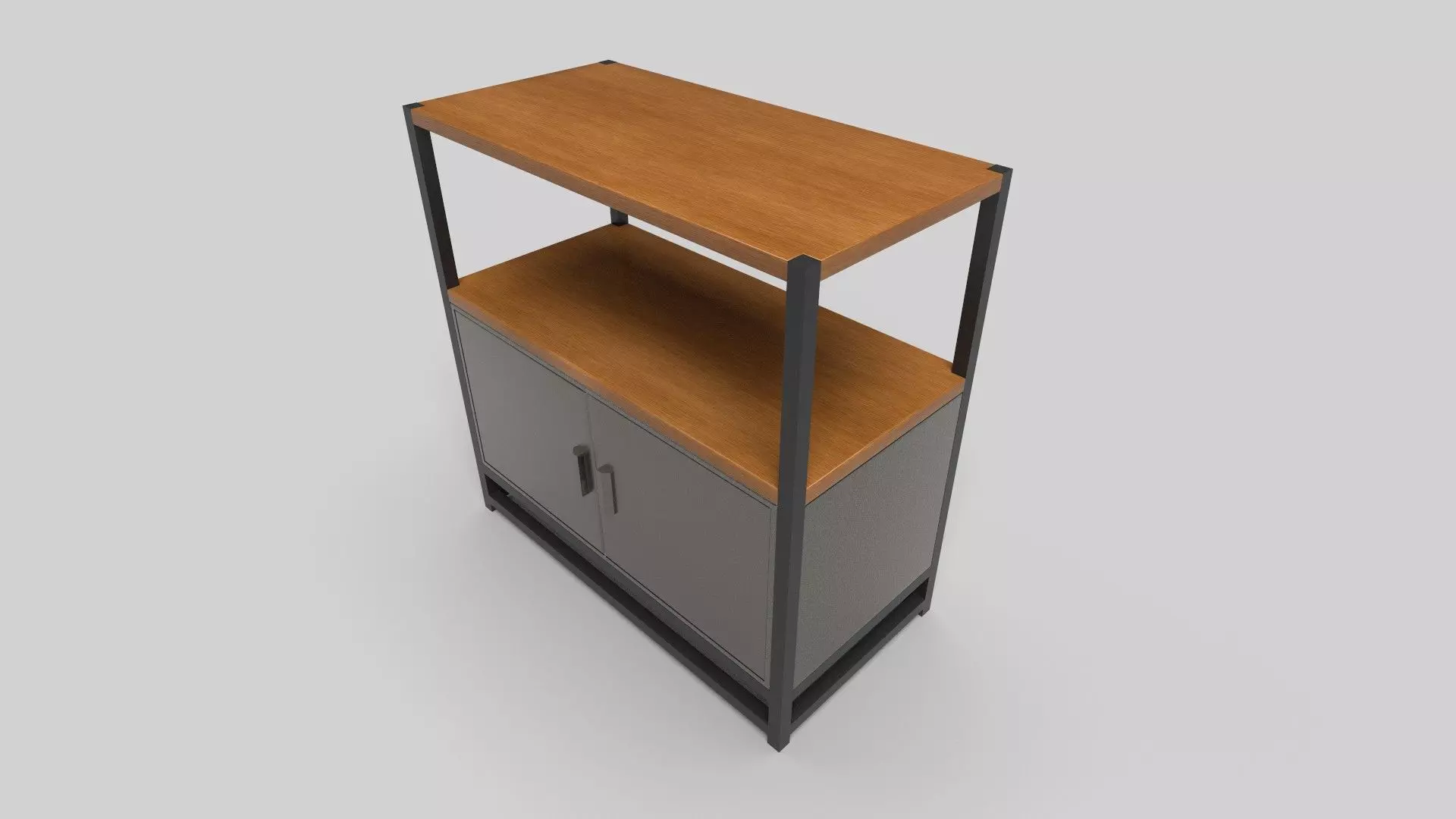 Bookcase CG7 3D model_5