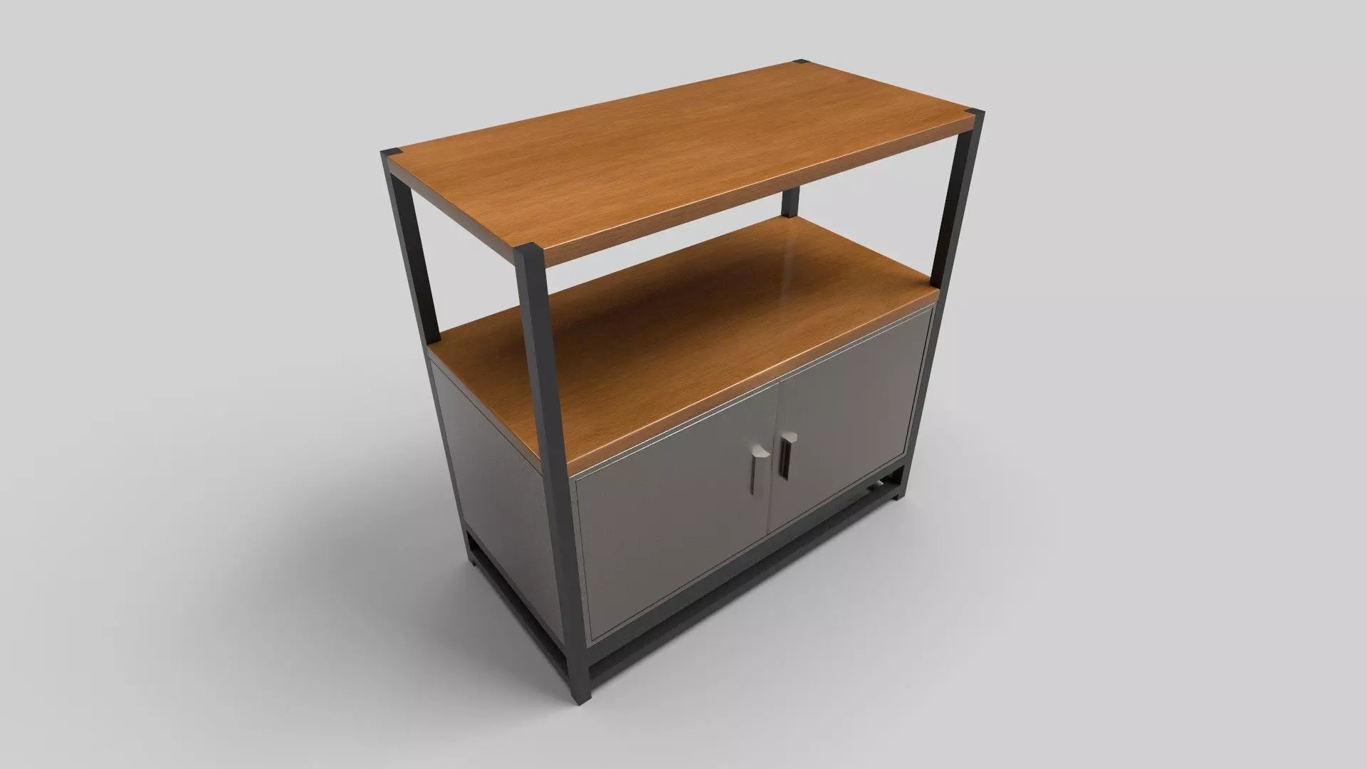 Bookcase CG7 3D model_4