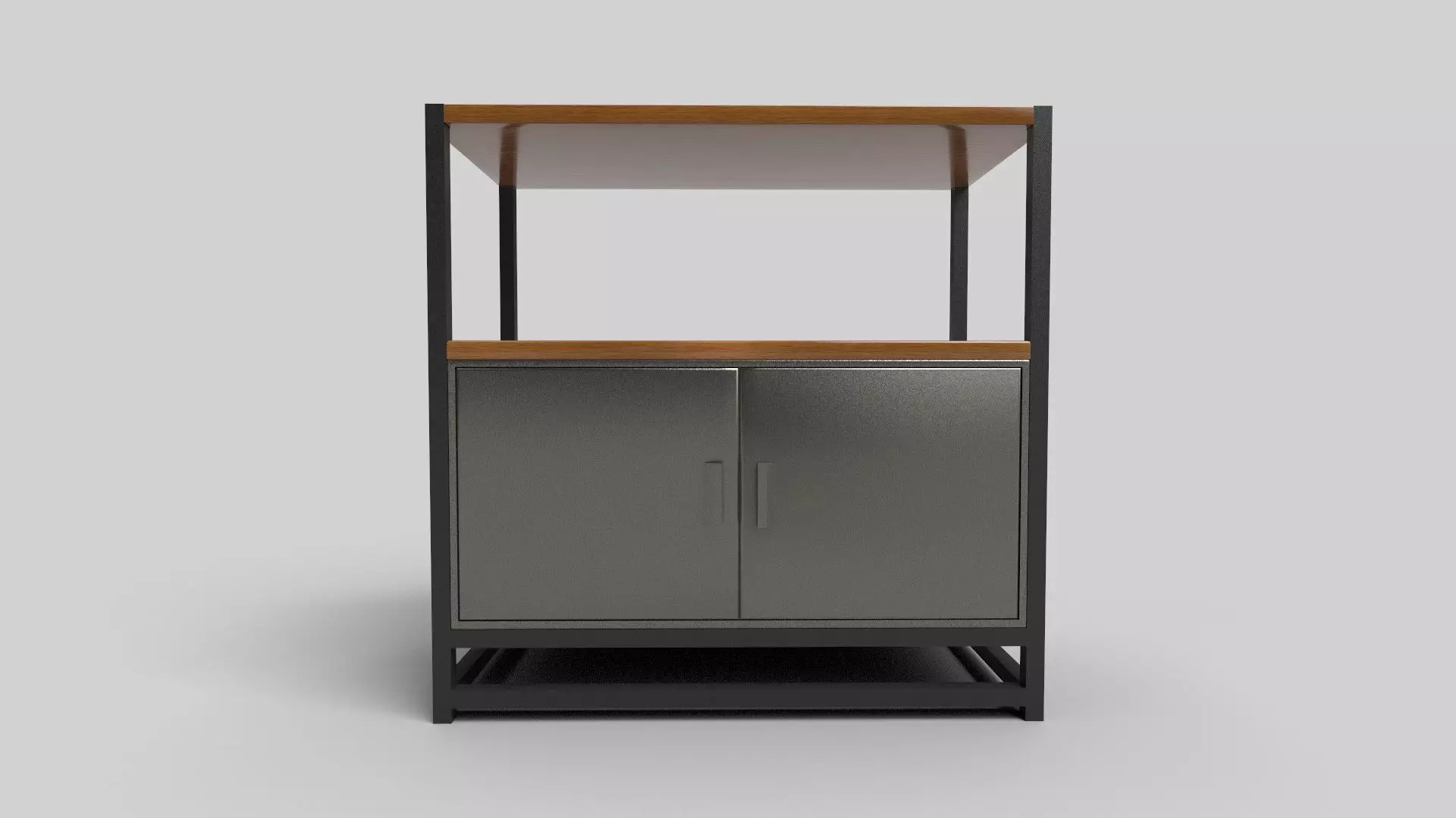 Bookcase CG7 3D model_1