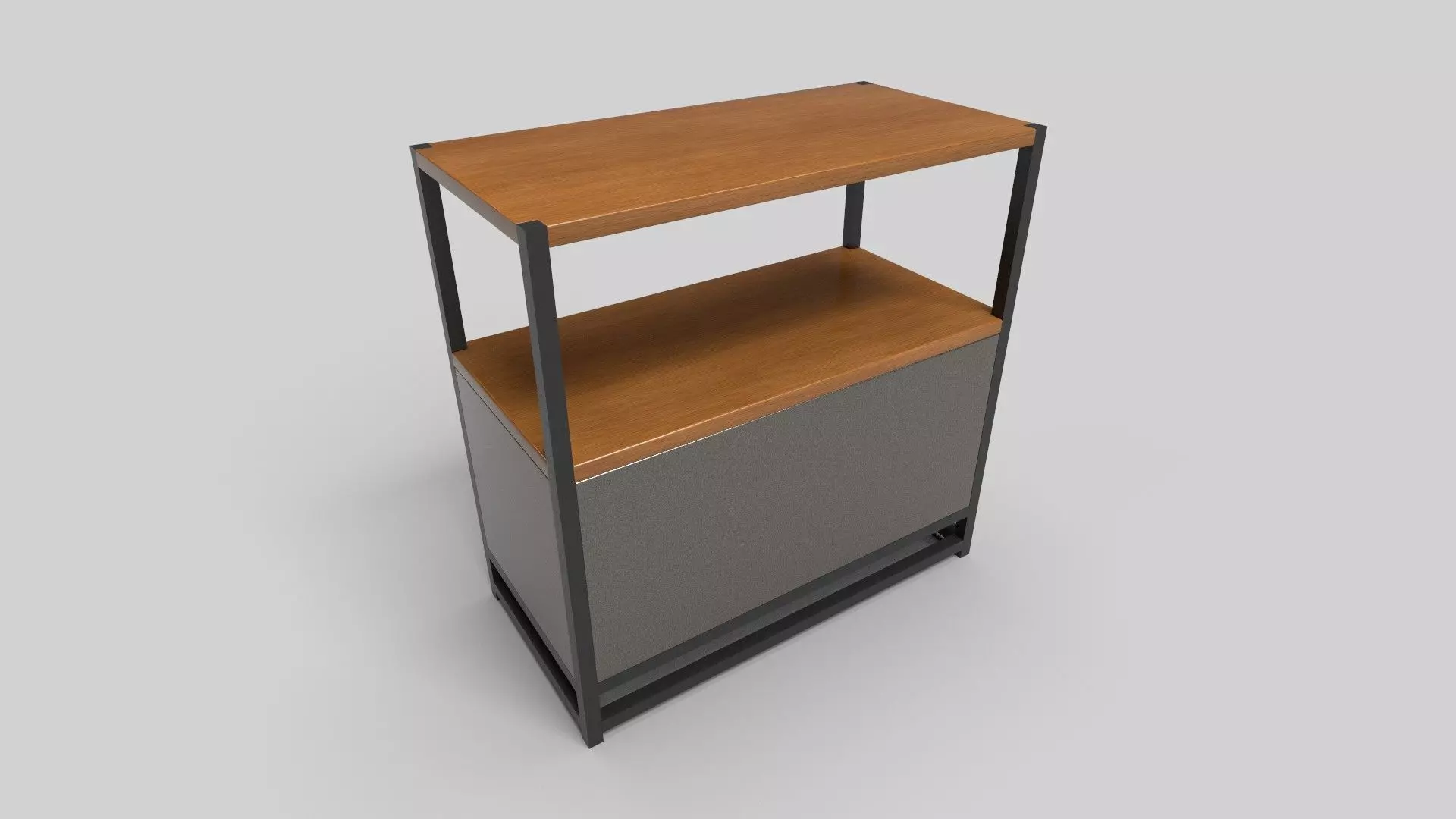 Bookcase CG7 3D model_6
