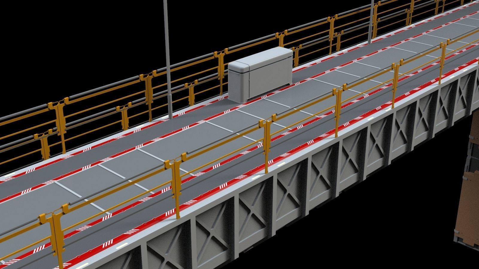 scifi radar tower 3D model_38