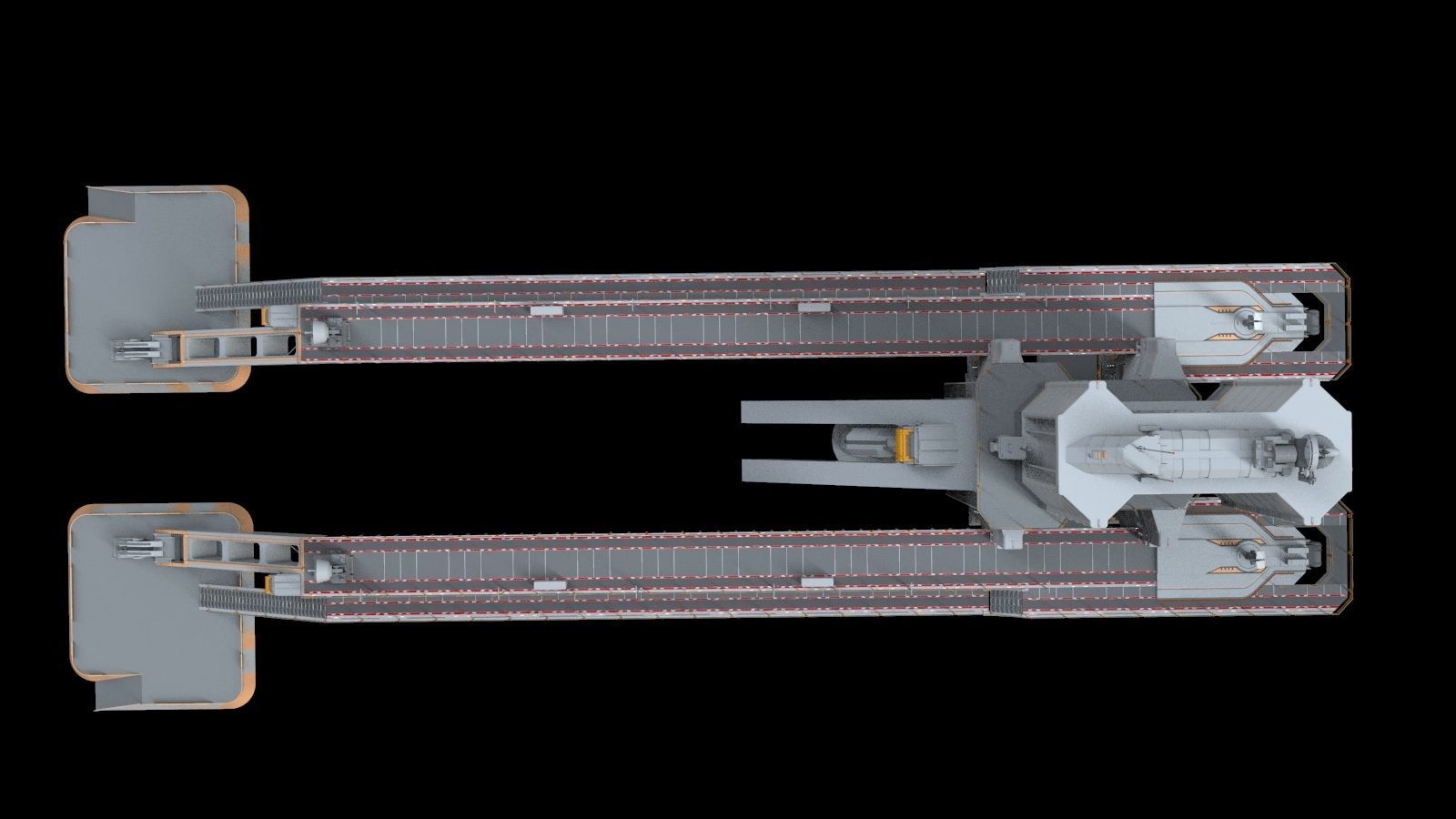 scifi radar tower 3D model_14