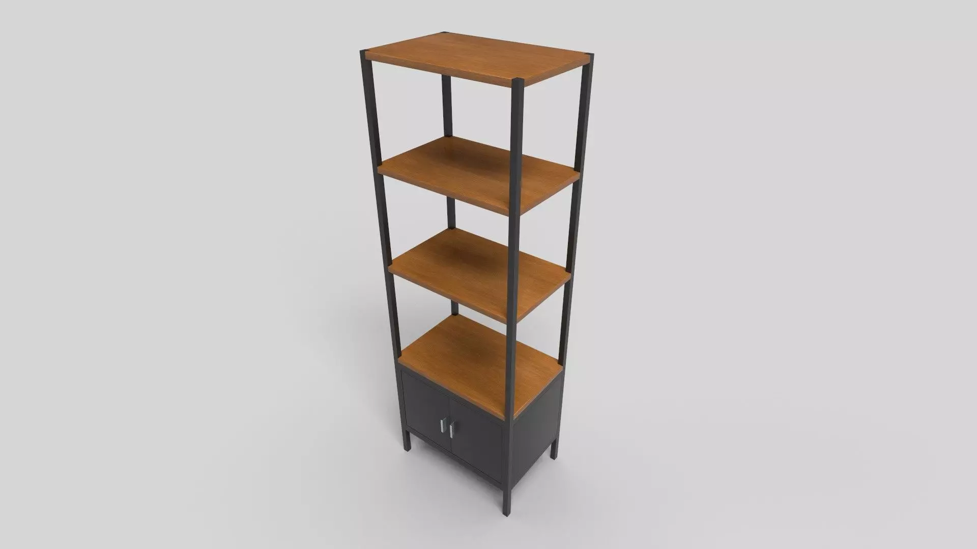 Bookcase CG8 3D model_5