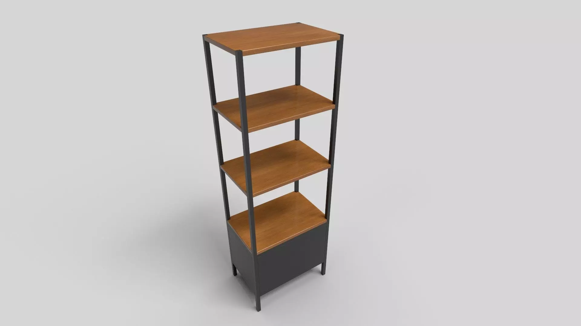 Bookcase CG8 3D model_6