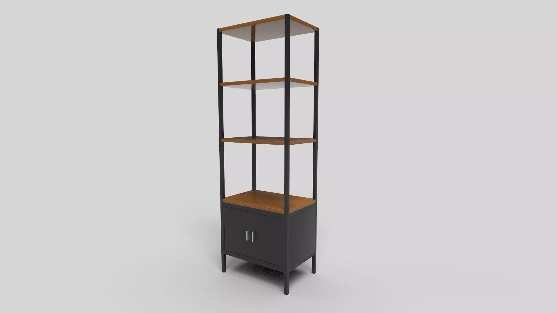 Bookcase CG8 3D model_2