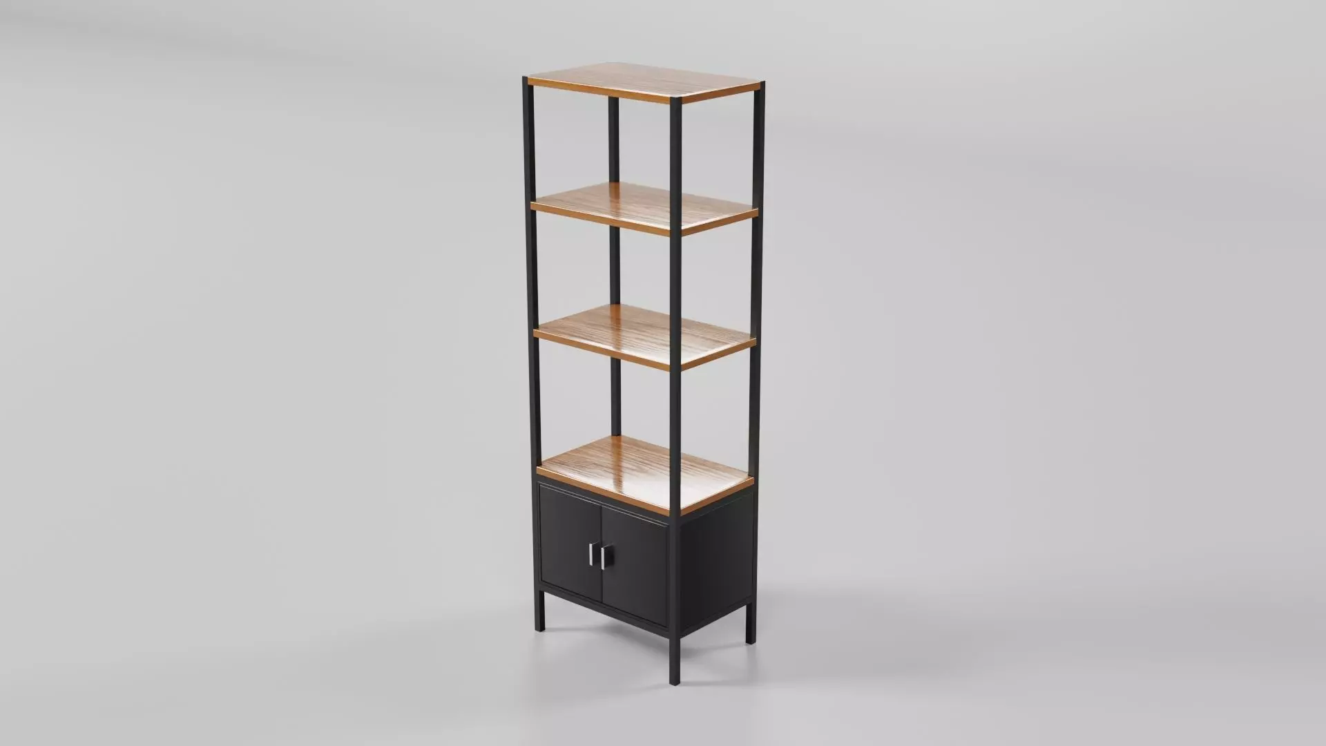 Bookcase CG8 3D model_7