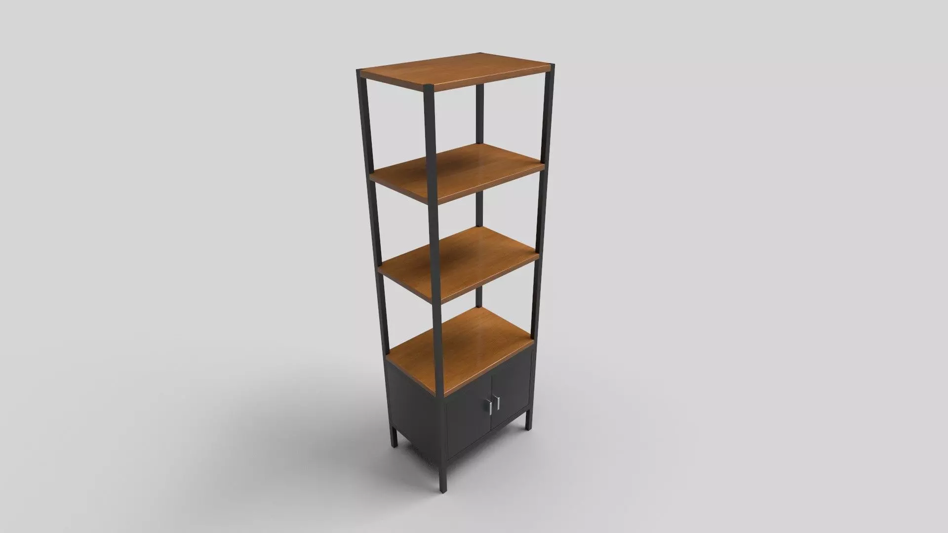 Bookcase CG8 3D model_4