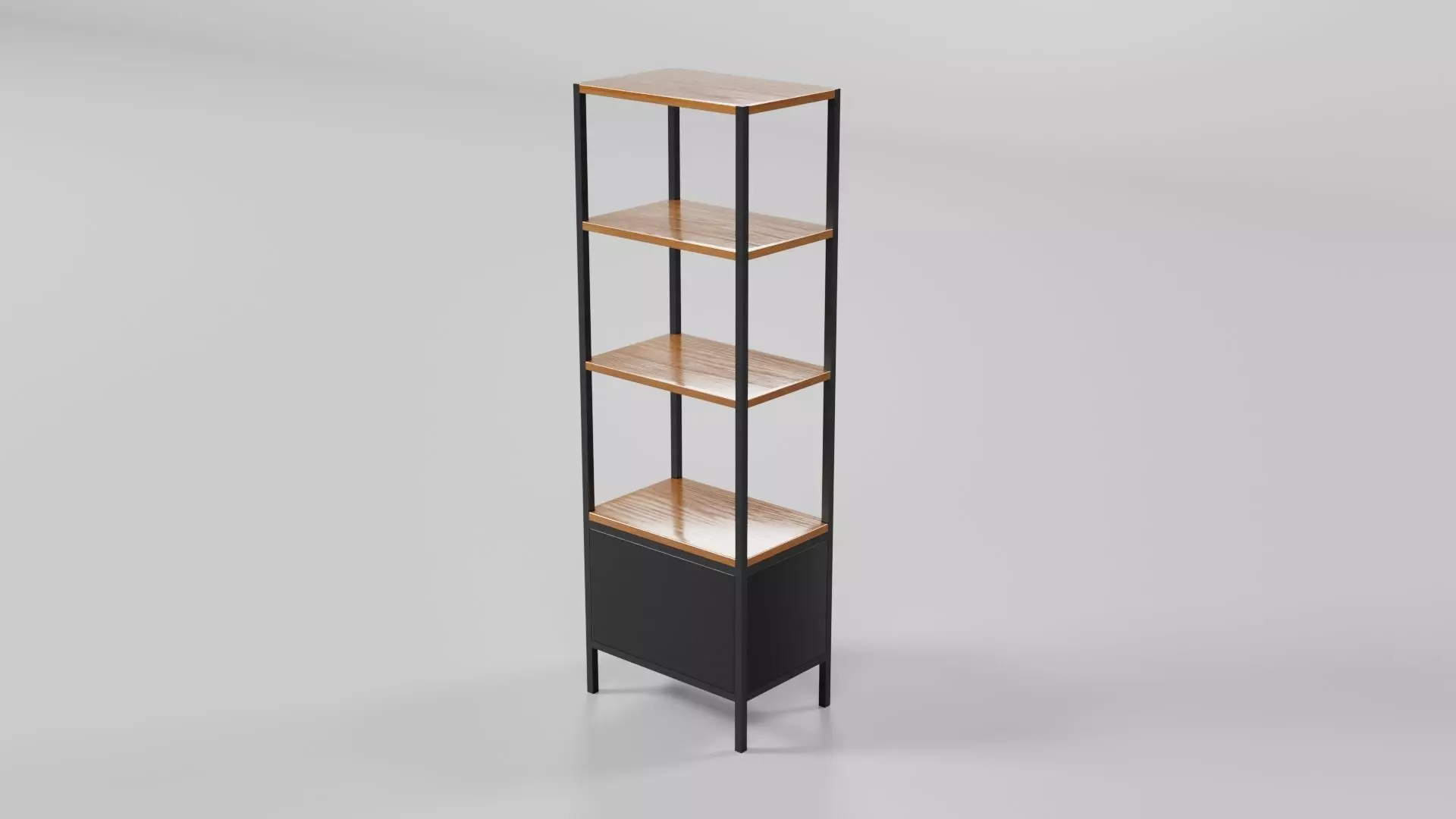 Bookcase CG8 3D model_8