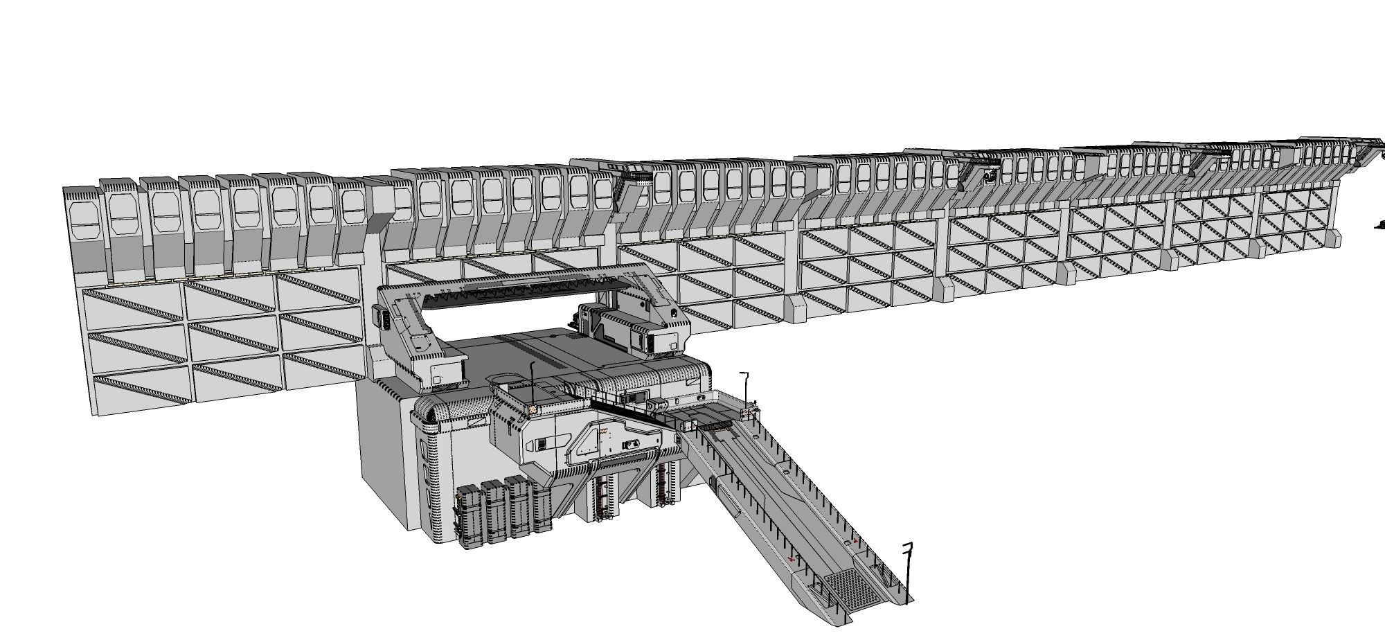 sci-fi Wall 1 3D model_18