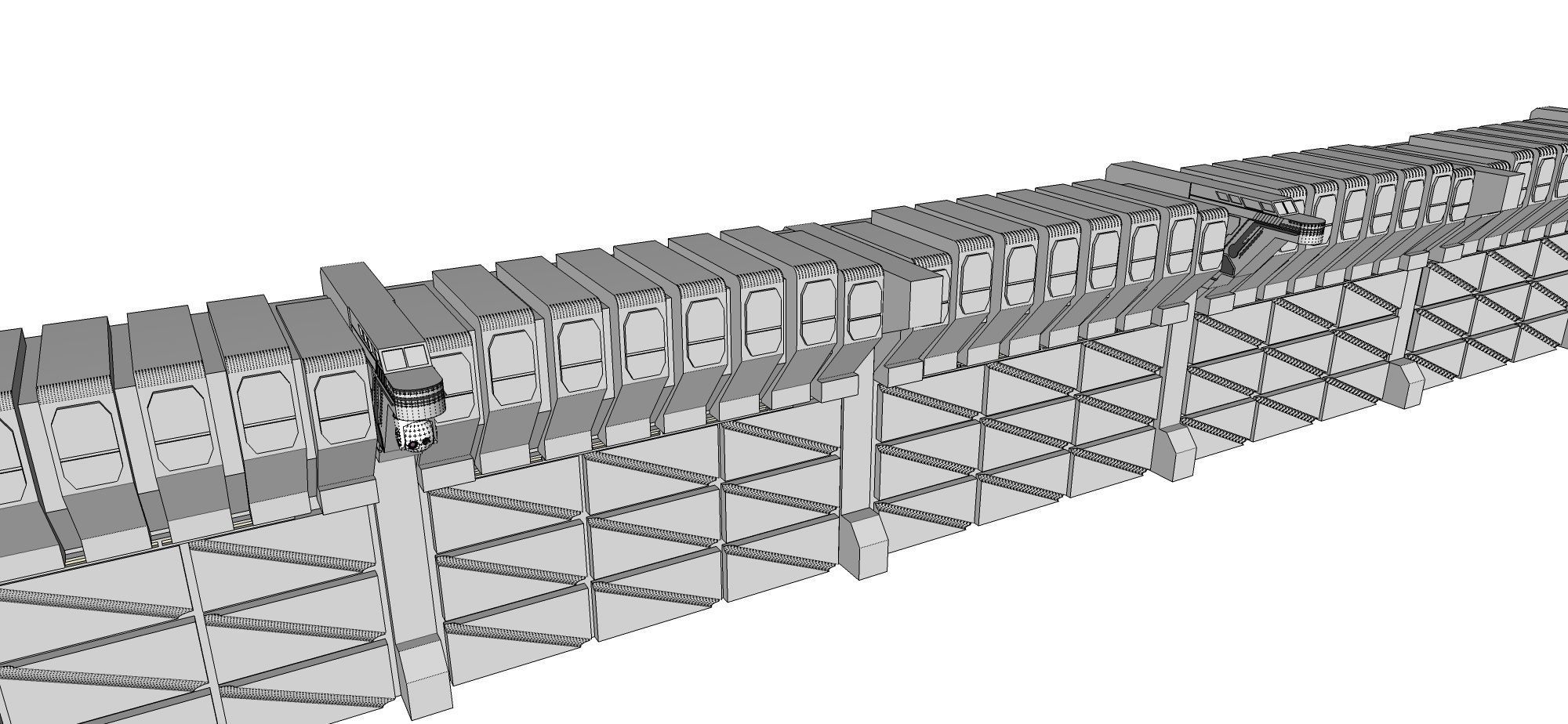 sci-fi Wall 1 3D model_26