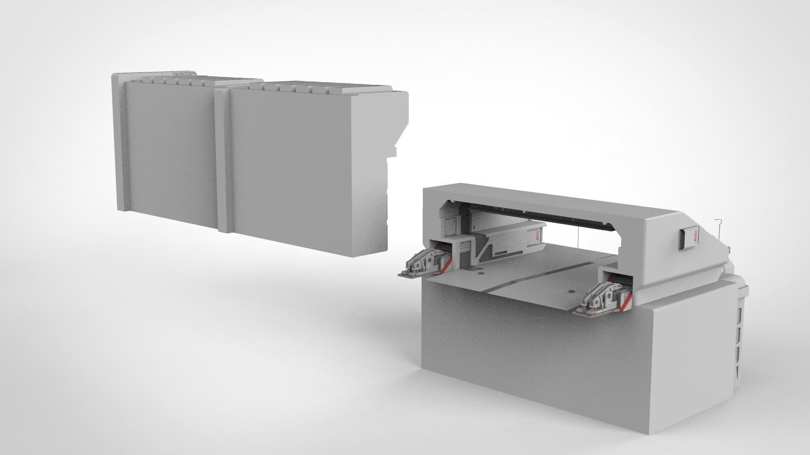 sci-fi Wall 1 3D model_15