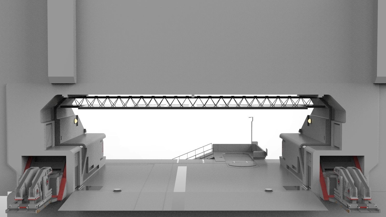 sci-fi Wall 1 3D model_12