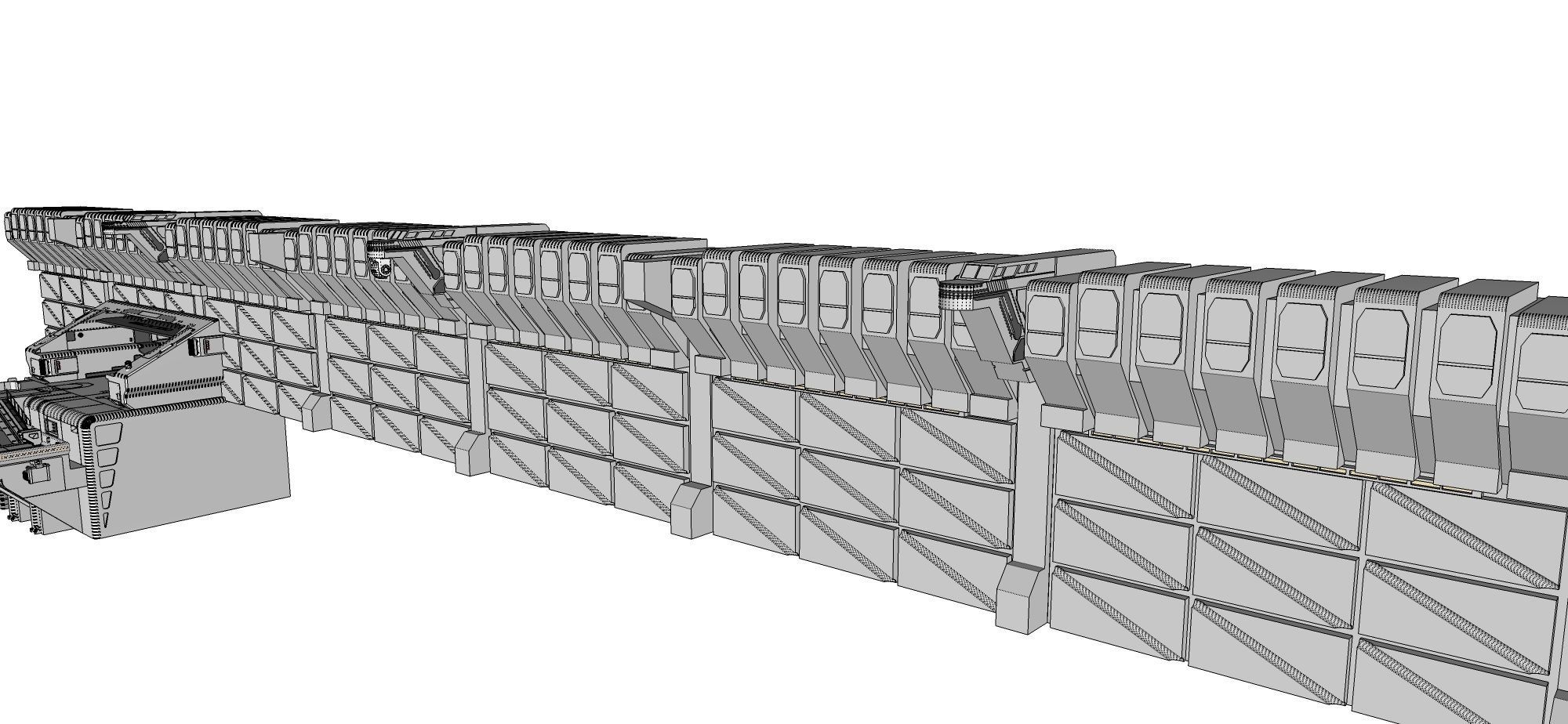 sci-fi Wall 1 3D model_25