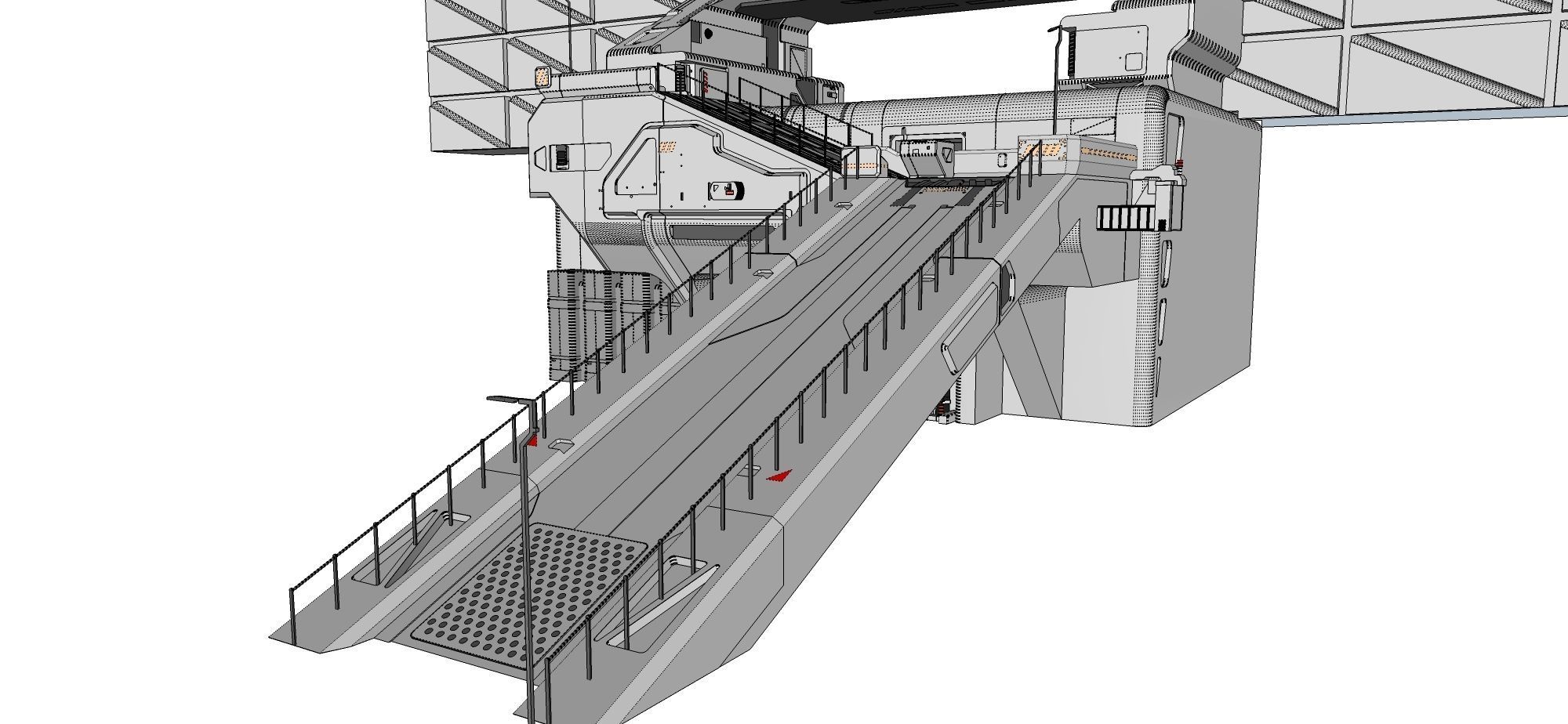 sci-fi Wall 1 3D model_22