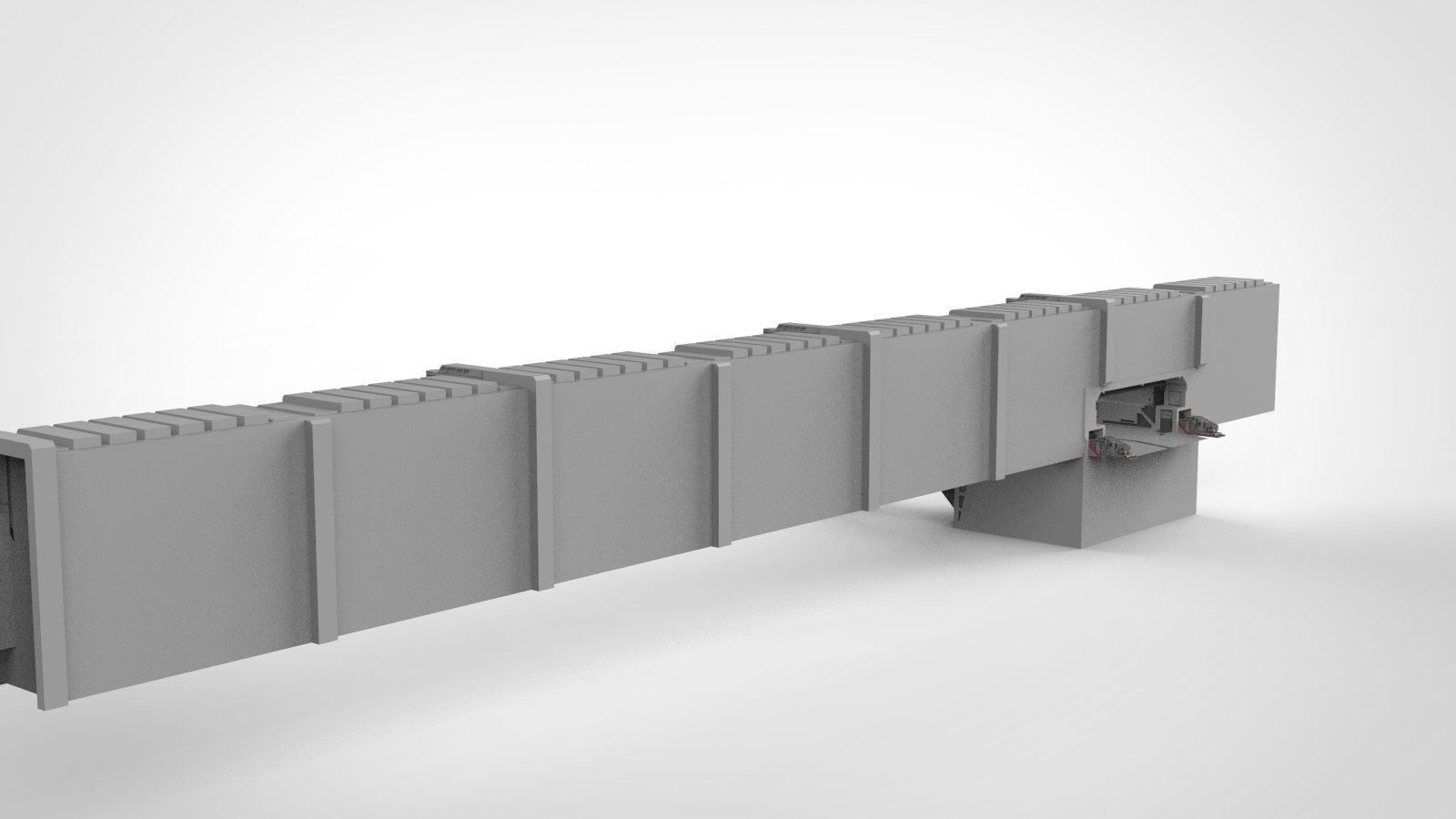 sci-fi Wall 1 3D model_4